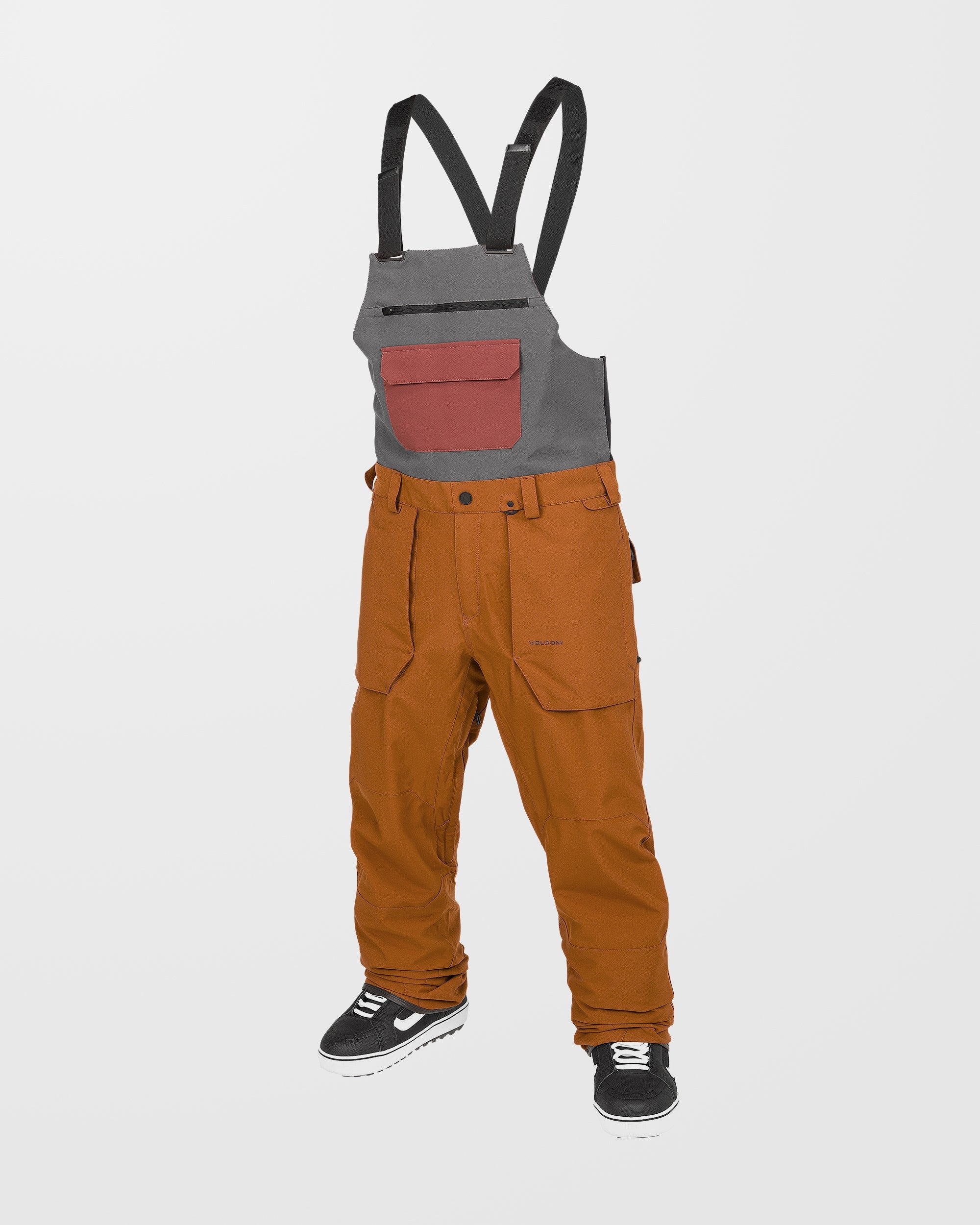 Rain Gore-Tex Bib Overall - Crimson - Men - Volcom UK - 2 Years