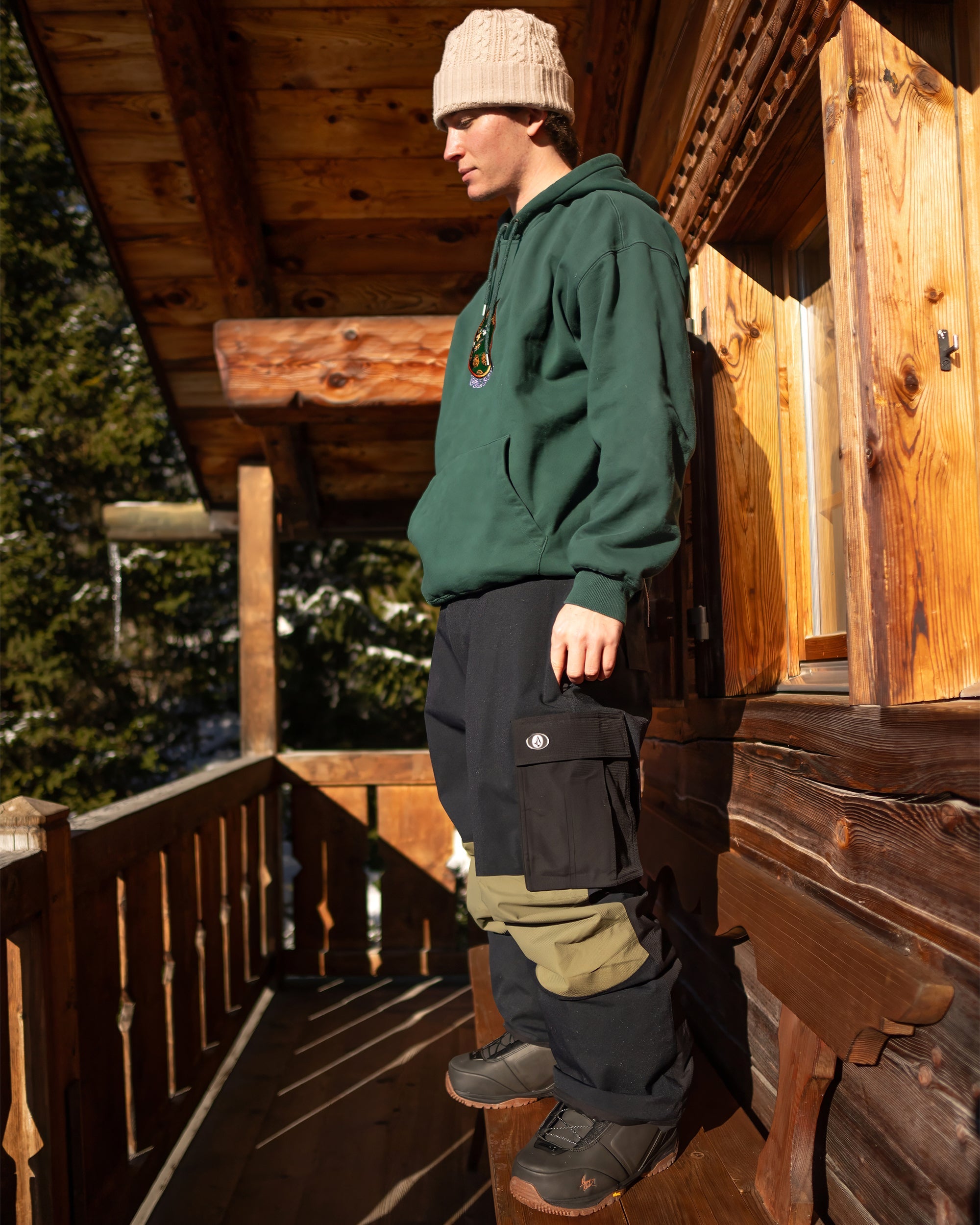 Nwrk Baggy Trousers - Black - Men - Volcom UK - 2 Years Warranty