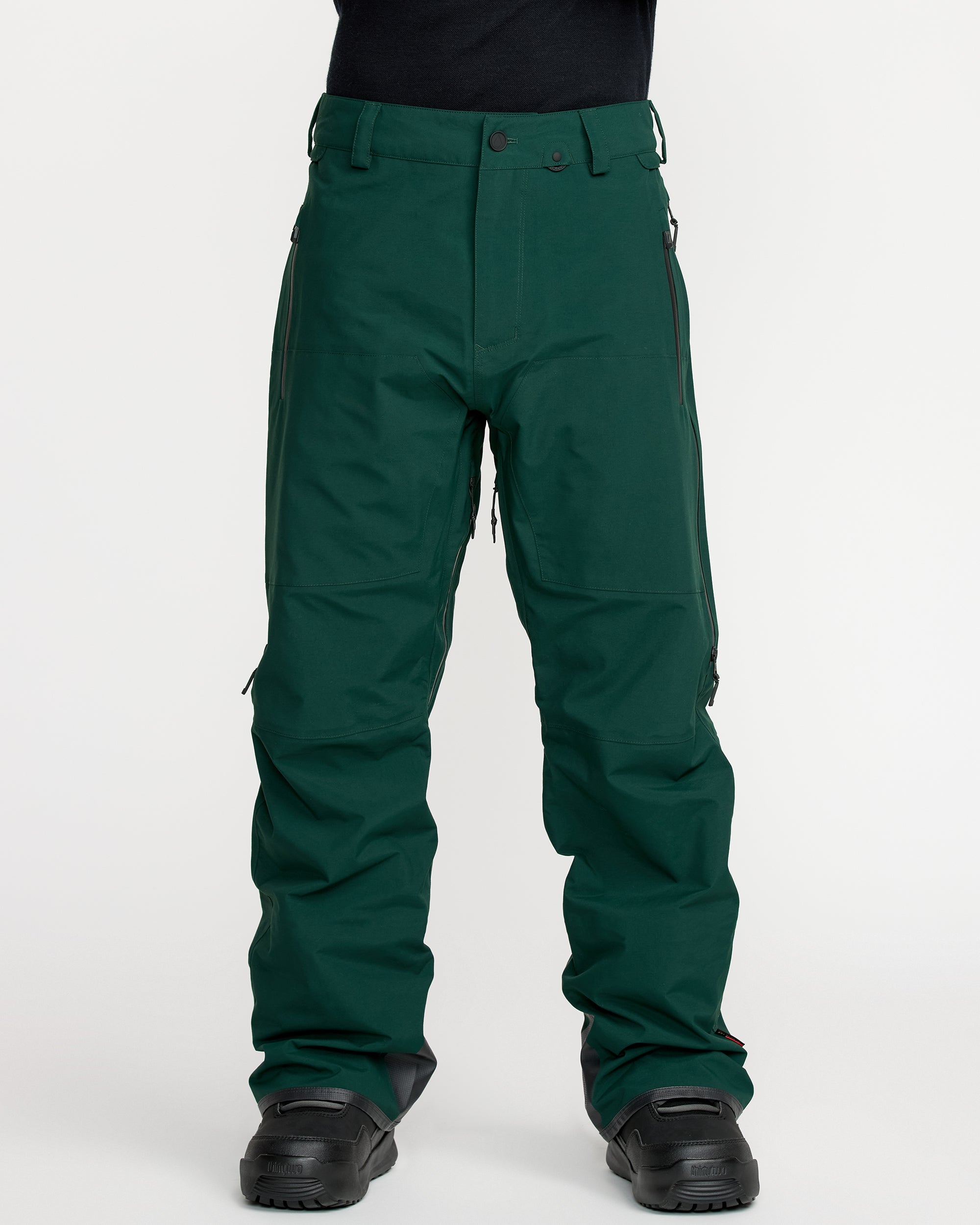 VOLCOM GORE-TEX スノーボードパンツ オリーブグリーン　メンズ　S Guide Gore-Tex Pro Shell Trousers - Black Green - Men - Volcom EU