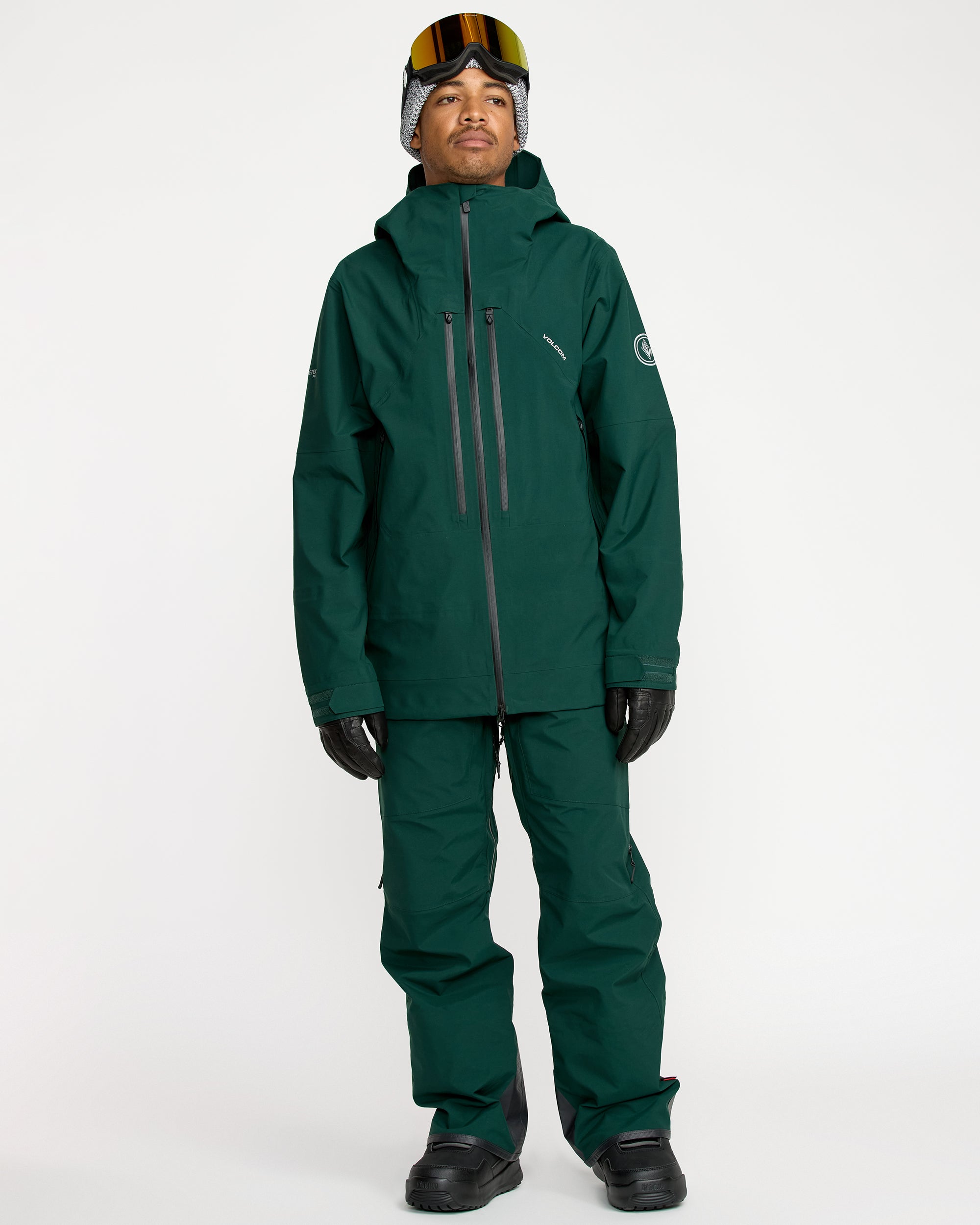 Guide Gore-Tex Pro Shell Trousers - Black Green - Men - Volcom UK