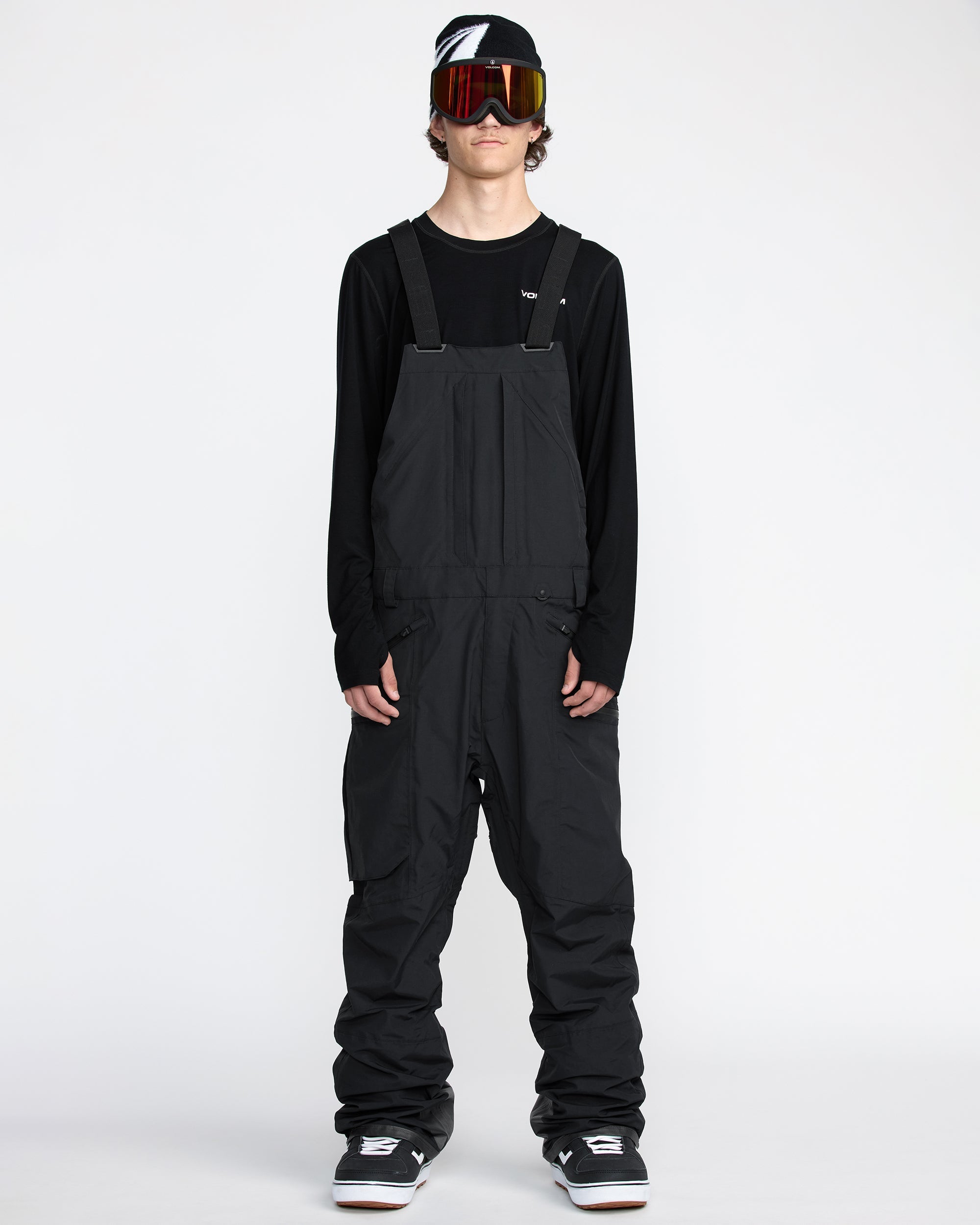 Roan Bib Overall - Black - Men - Volcom UK – Volcom United Kingdom