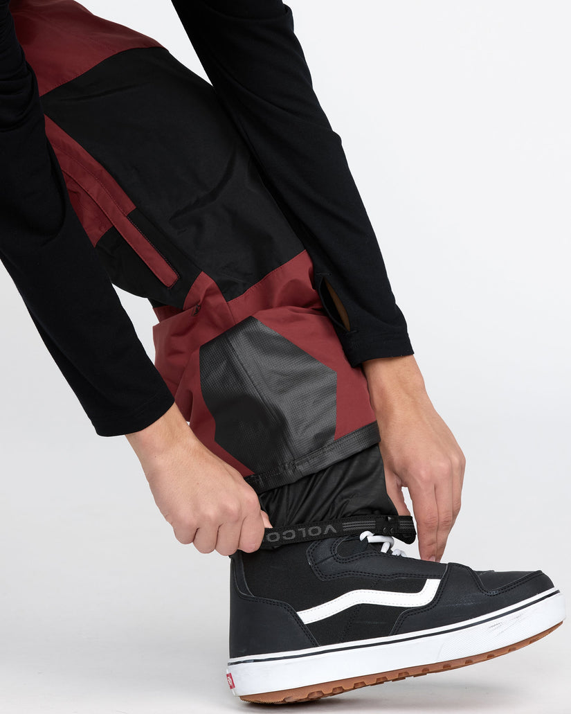 Rain Gore-Tex Bib Overall - Burnt Red