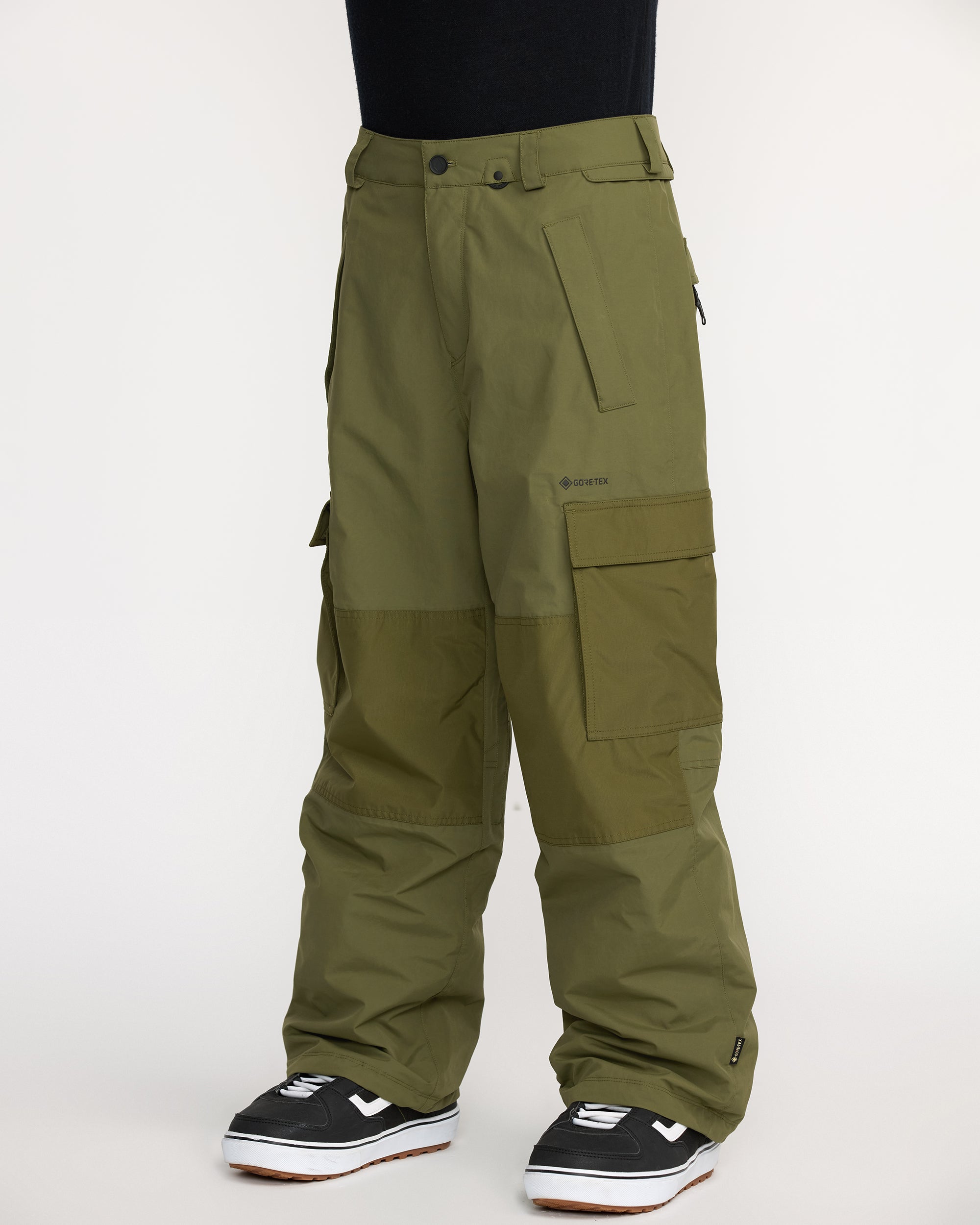Longo Gore-Tex Trousers - Dark Olive - Men - Volcom EU – Volcom