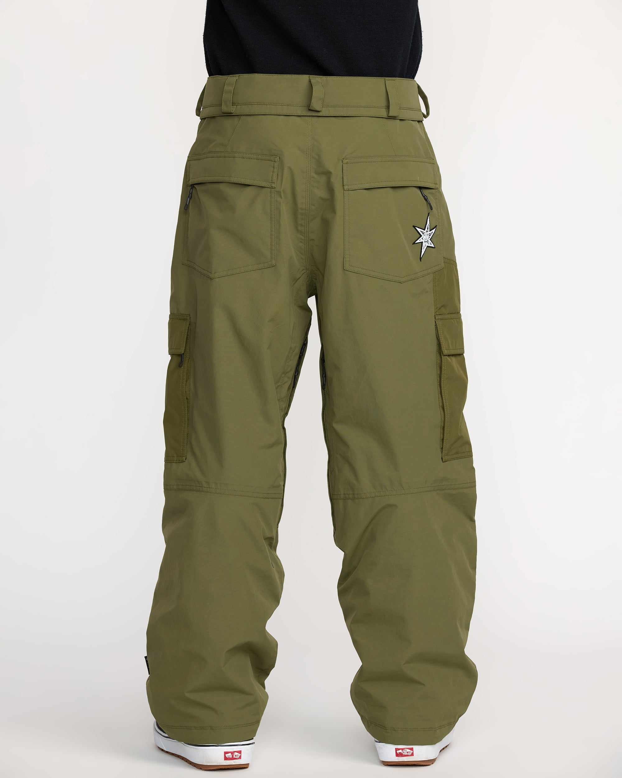 Longo Gore-Tex Trousers - Dark Olive - Men - Volcom UK – Volcom