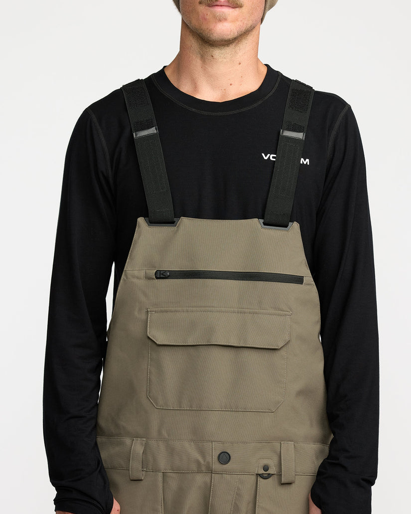 Roan Bib Overall - Military