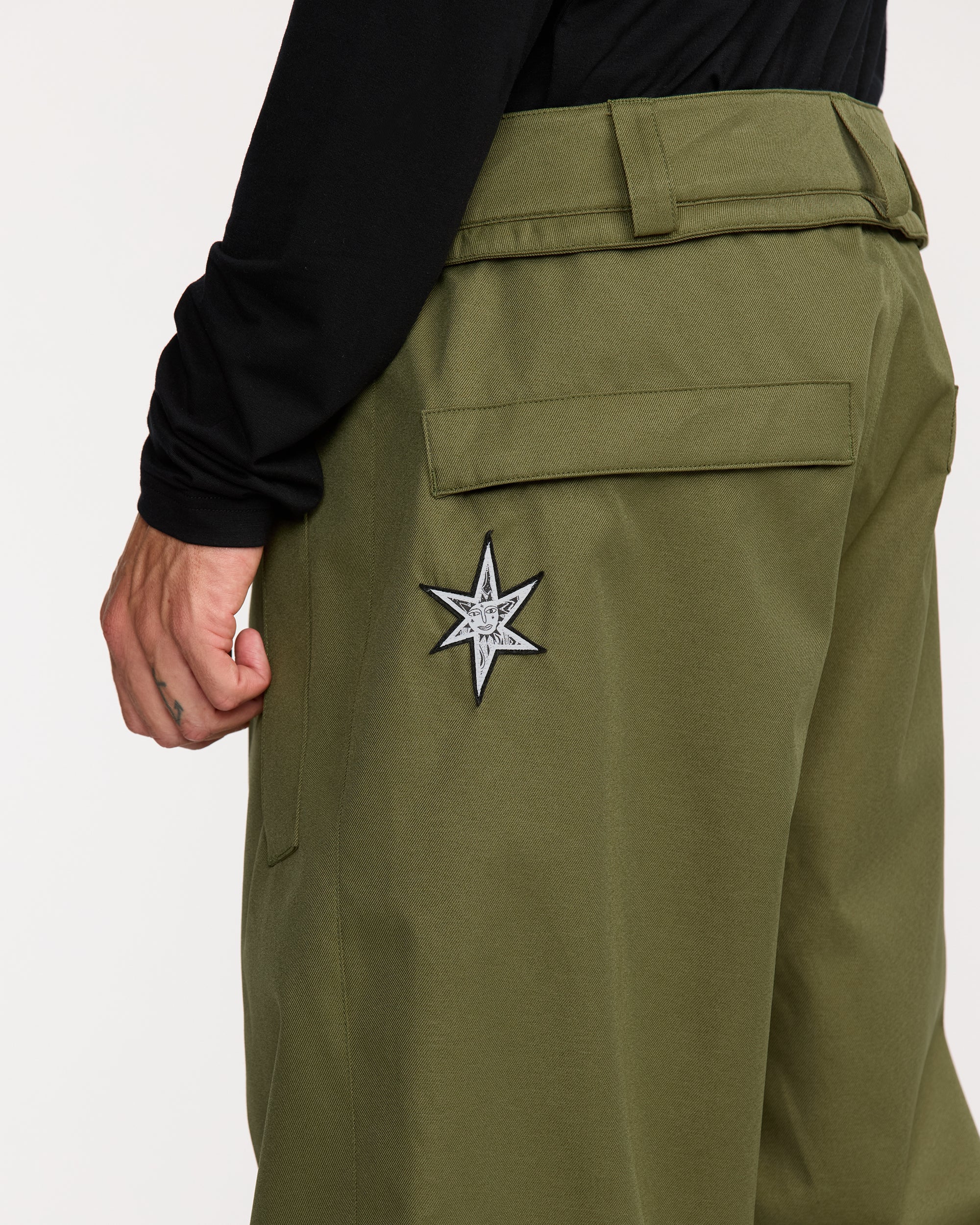 Arthur 20K Trousers - Dark Olive - Men - Volcom UK – Volcom United