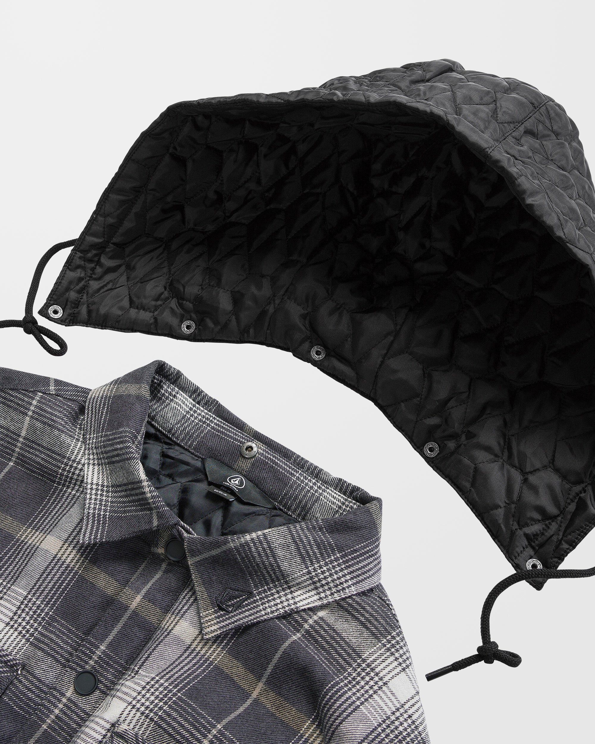 Insulated Riding Flannel Jacket - Stone - Men - Volcom UK - 2