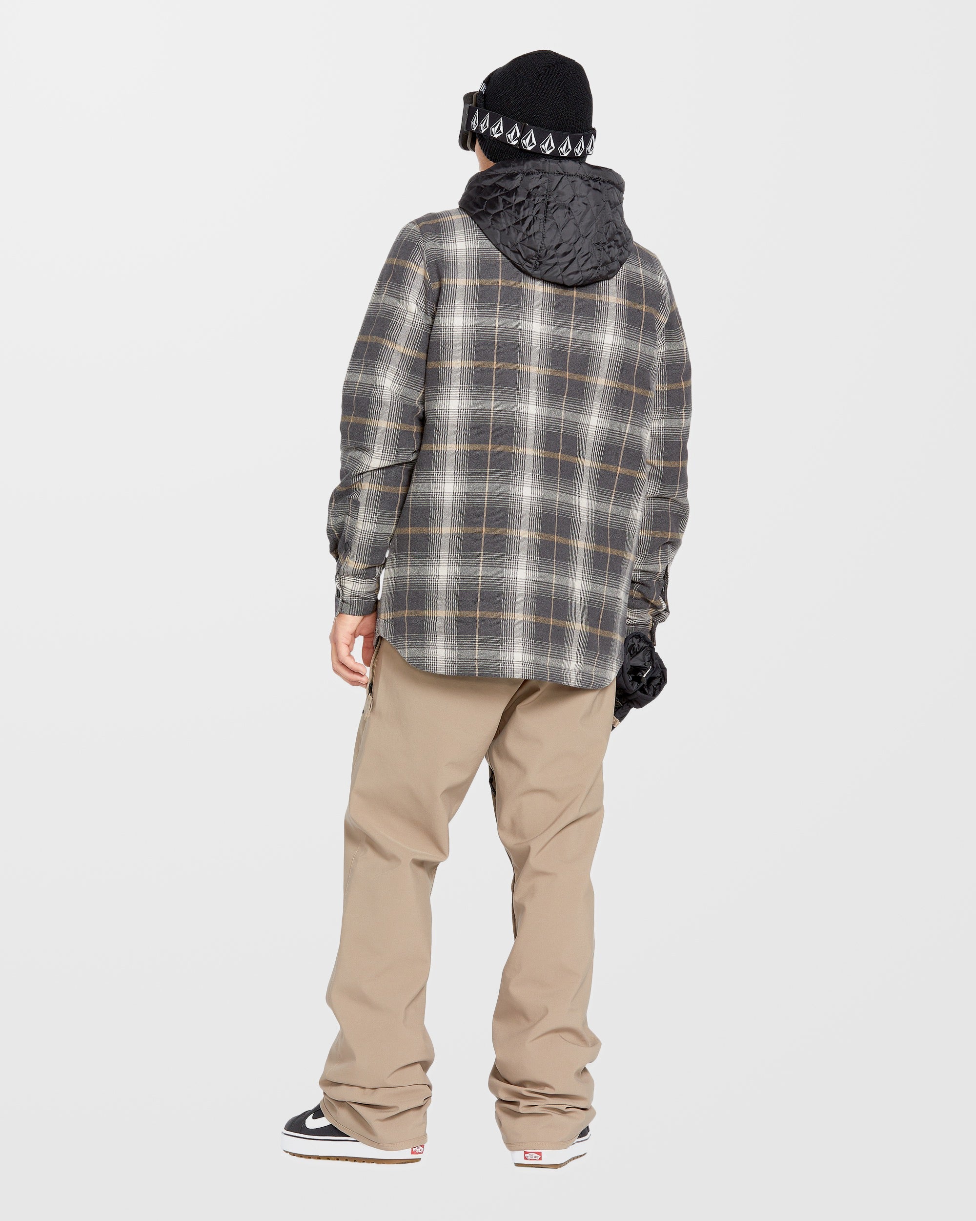Insulated Riding Flannel Jacket - Stone - Men - Volcom UK - 2