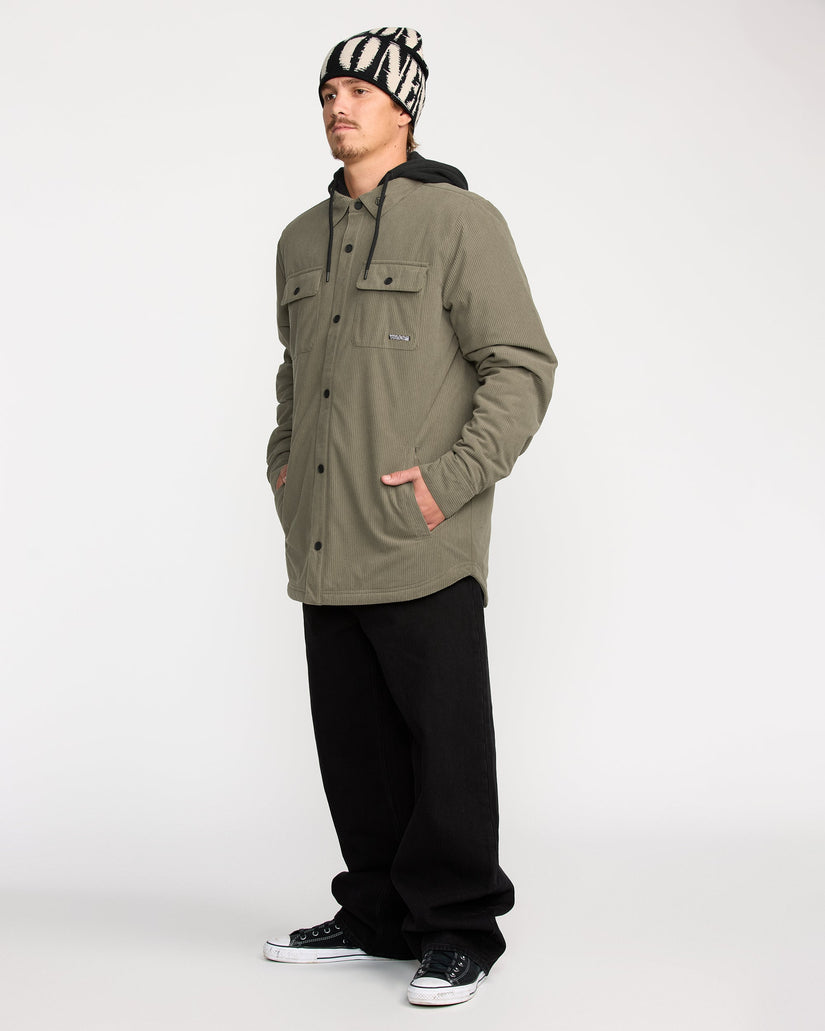 Kenson Insulated Flannel Jacket - Military
