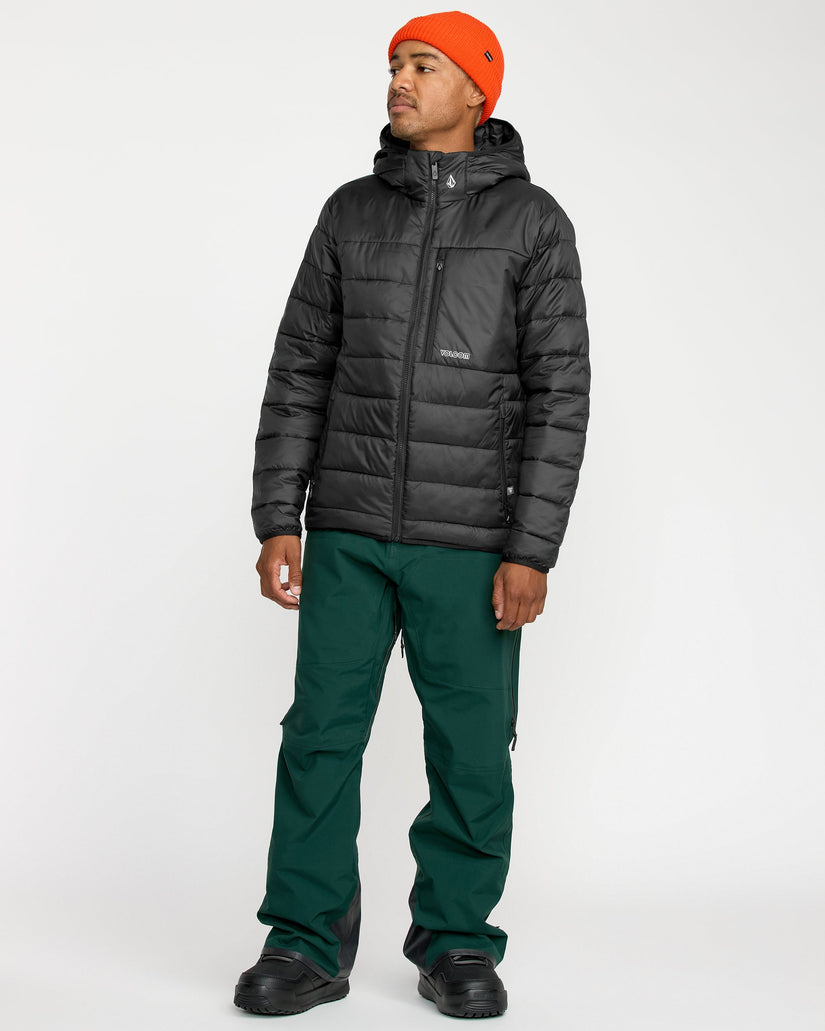 Puff Puff Hooded Jacket - Black
