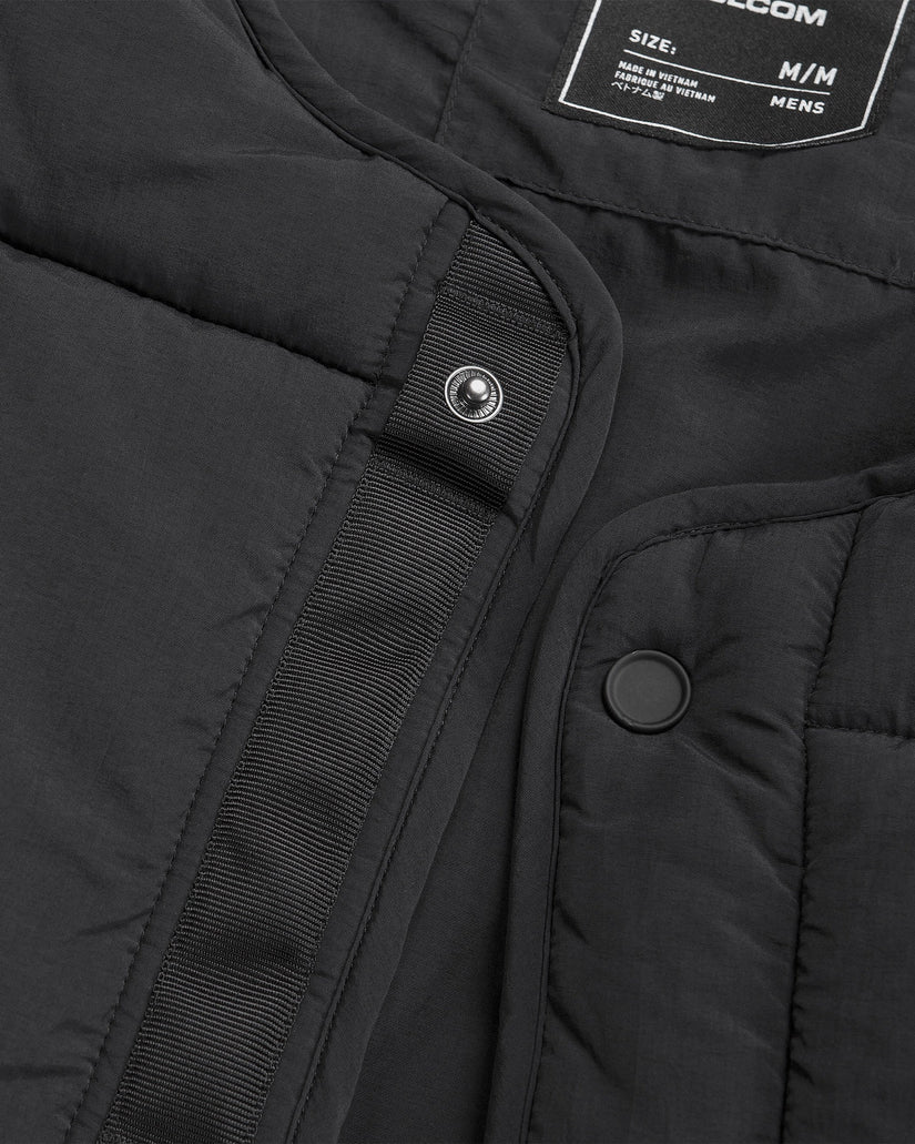 Layered Up Vest - Black