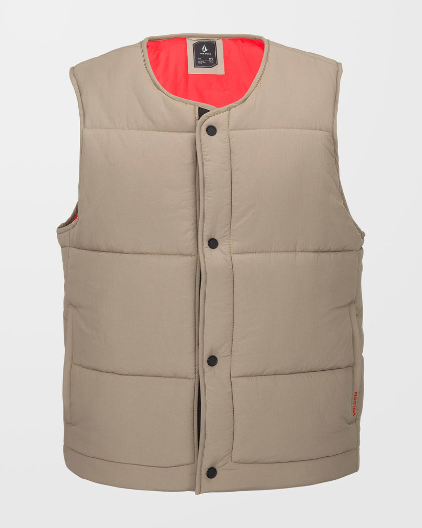 Layered Up Vest - Chestnut Brown
