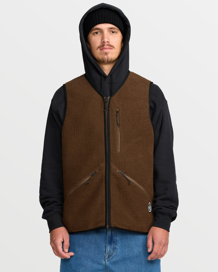 Snowdrift Vest - Brown