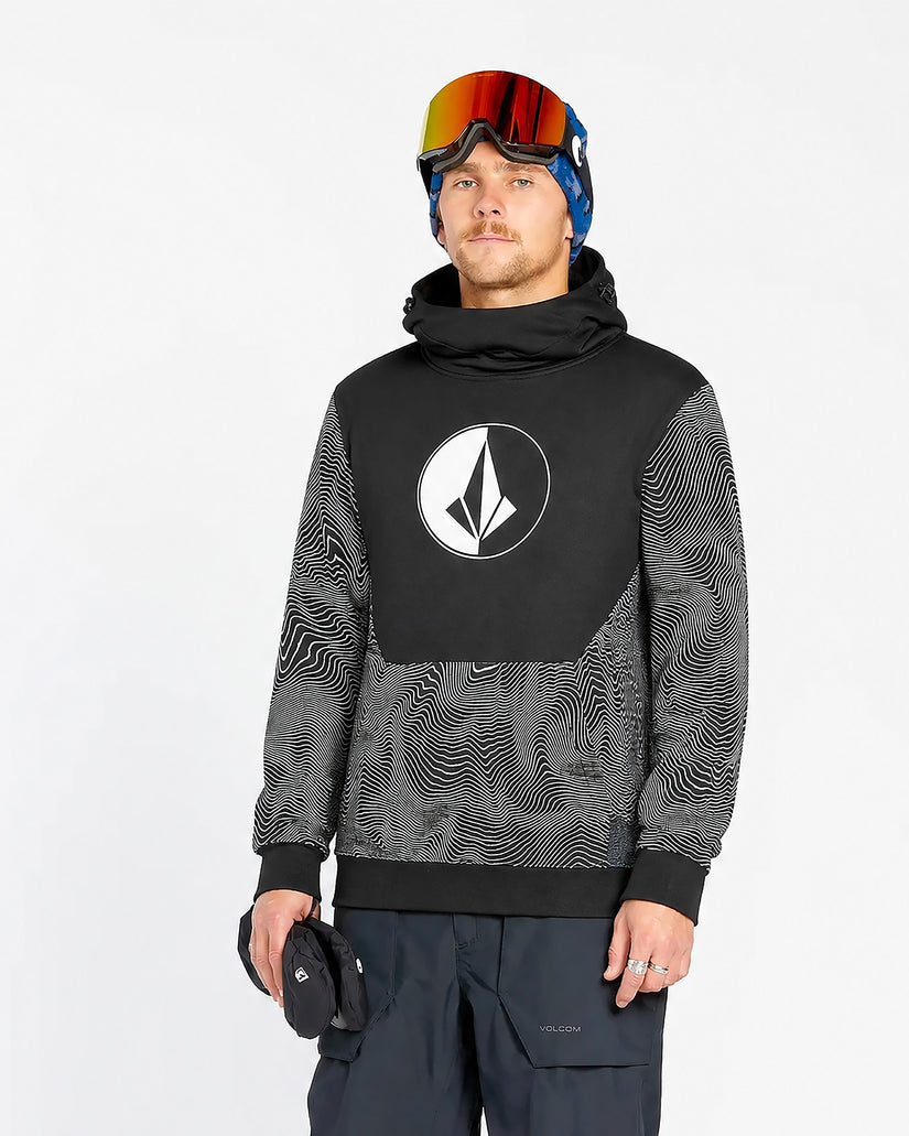Hydro Riding Hoodie - Black Print
