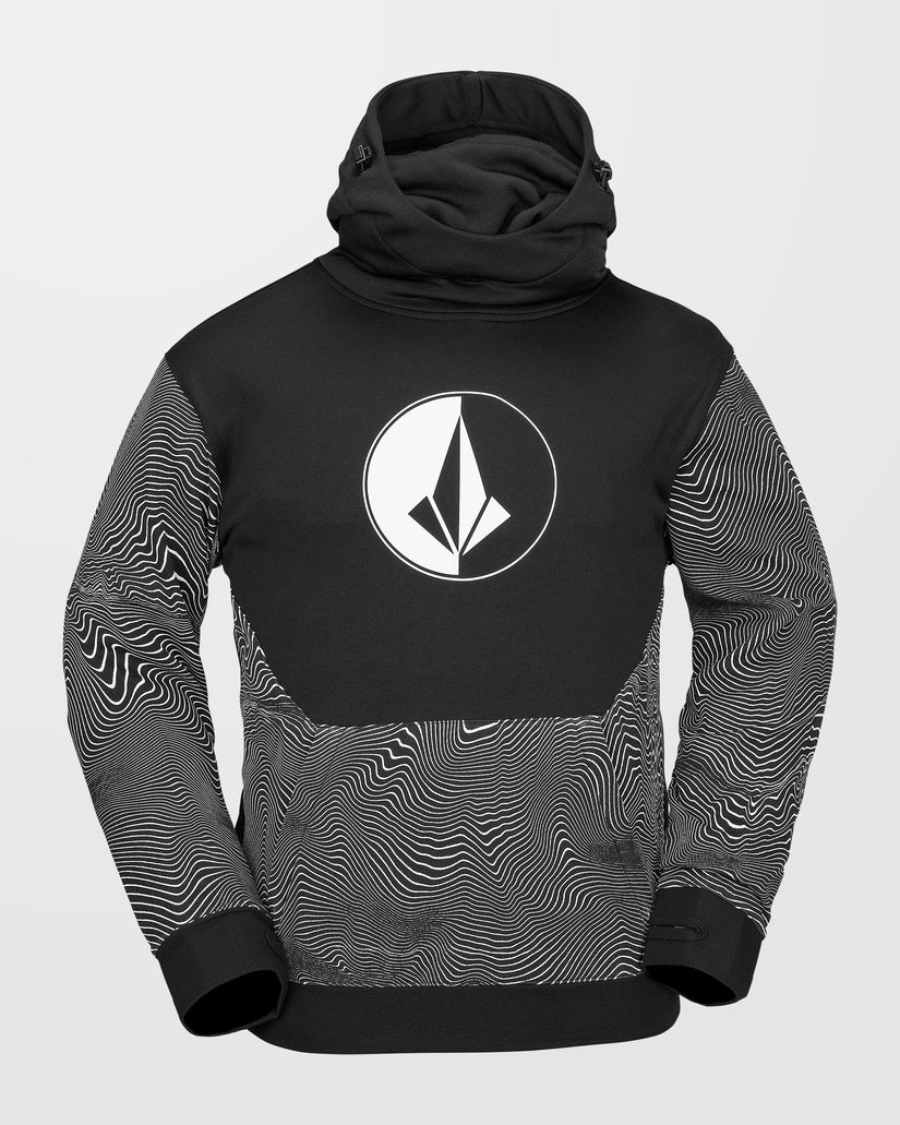 Hydro Riding Hoodie - Black Print