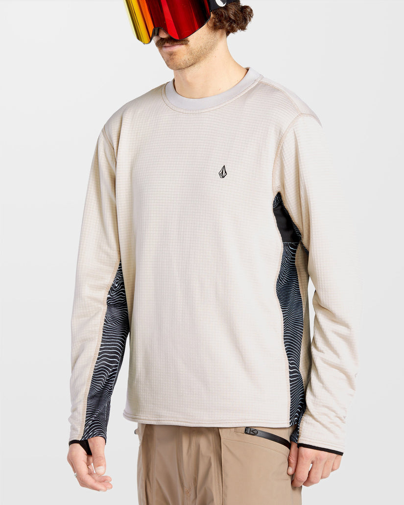 Gridlock Fleece Sweatshirt - Stone