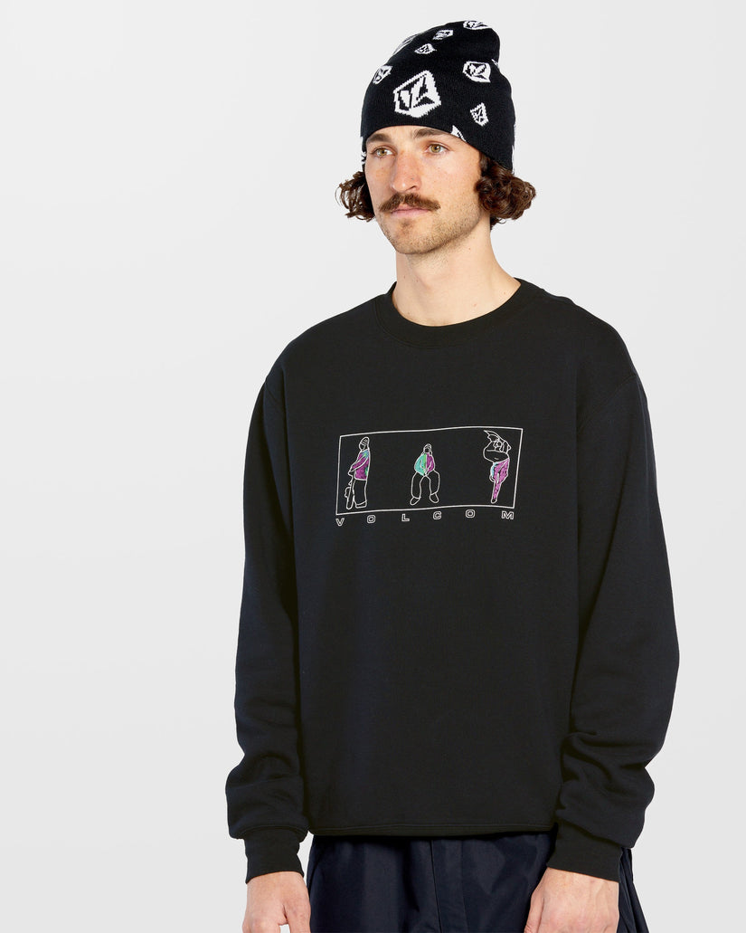 Essential Fleece Sweatshirt - Black