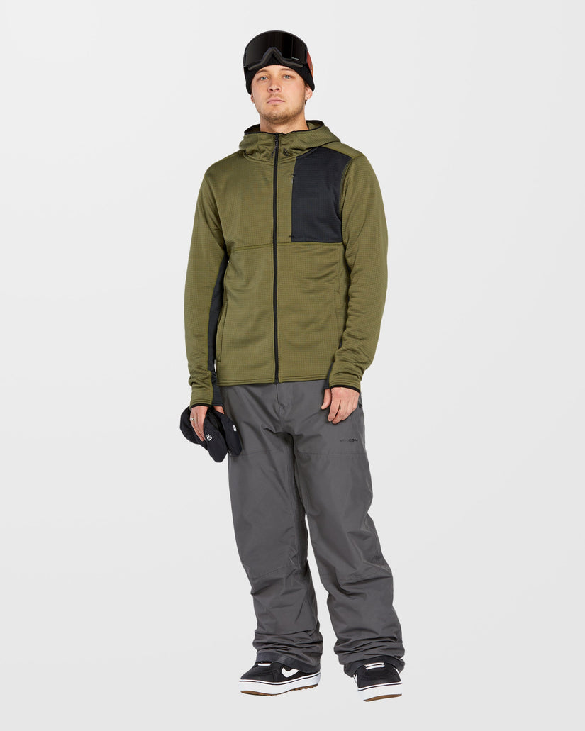 Gridlock Full Zip Hoodie - Ivy