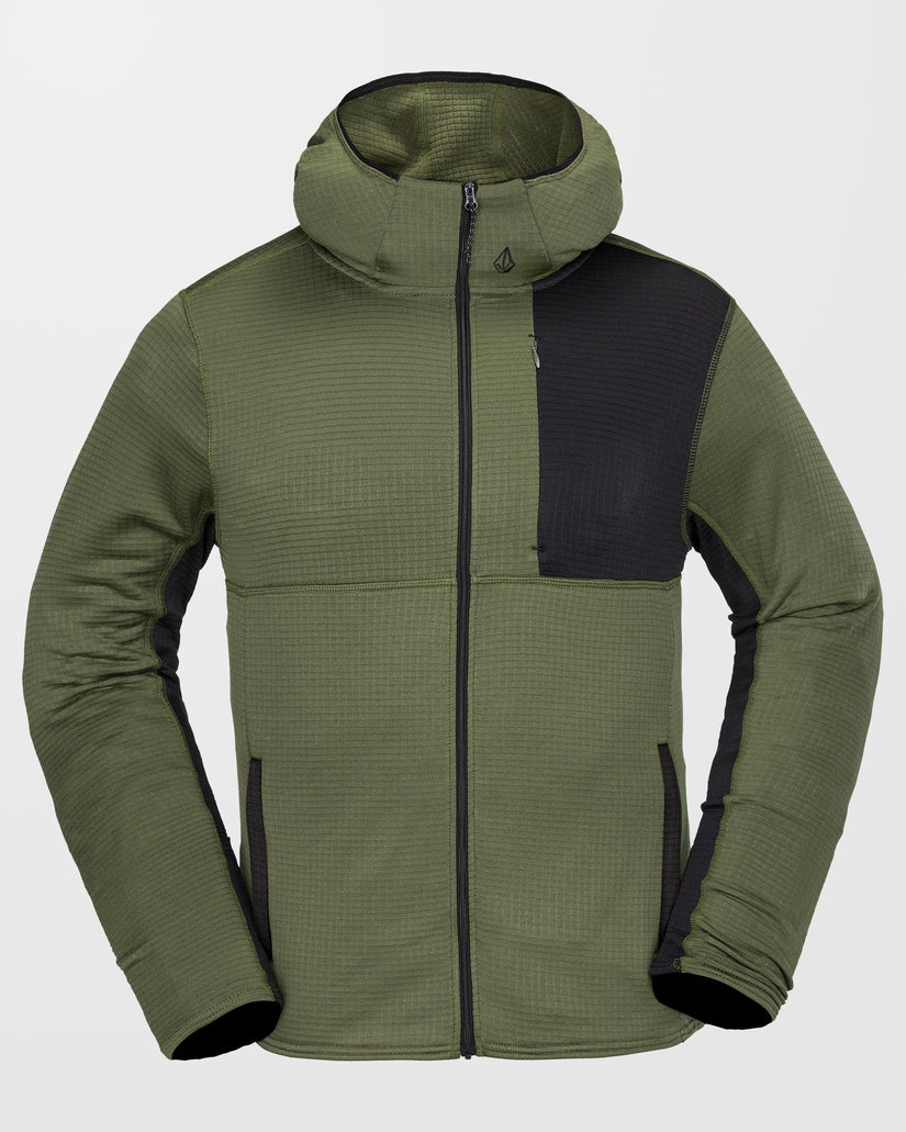 Gridlock Full Zip Hoodie - Ivy