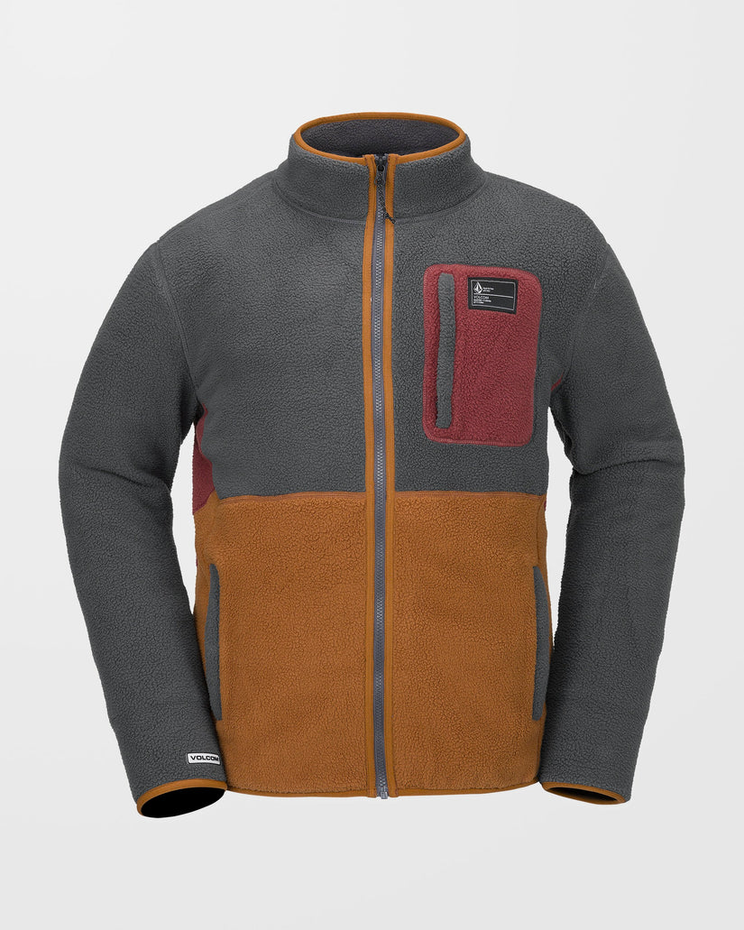 Fleecer Full Zip Jacket - Charcoal