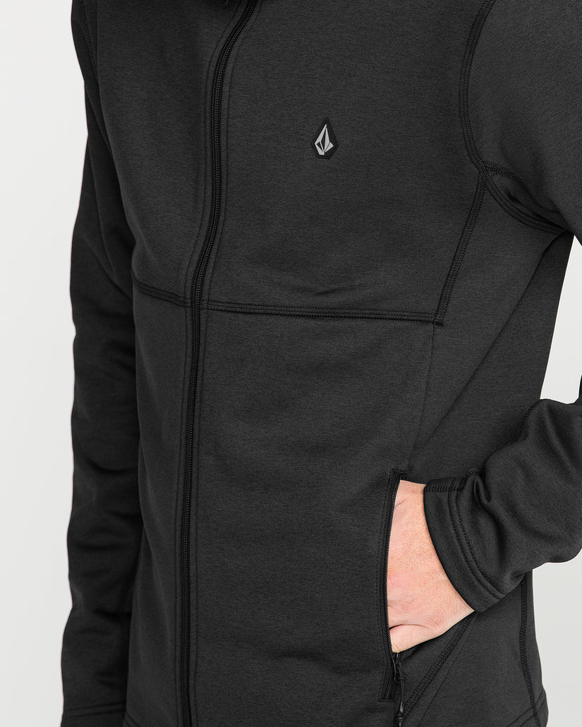 Snowbound Fleece Full Zip Sweatshirt - Black