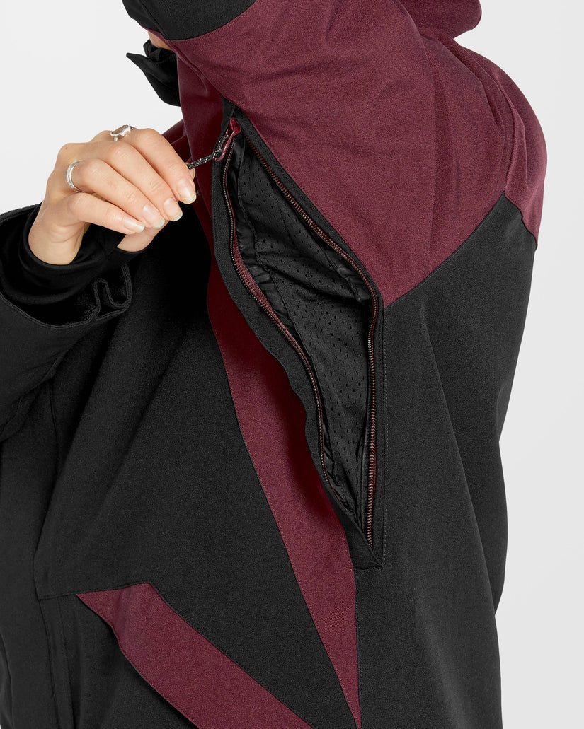 Shelter 3D Stretch Jacket - Burgundy