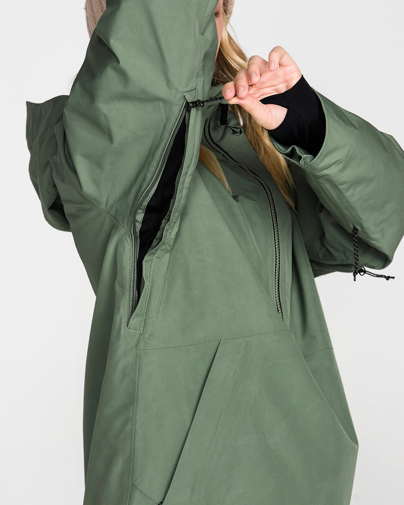 Rowan Insulated Gore-Tex Pullover Jacket - Light Green