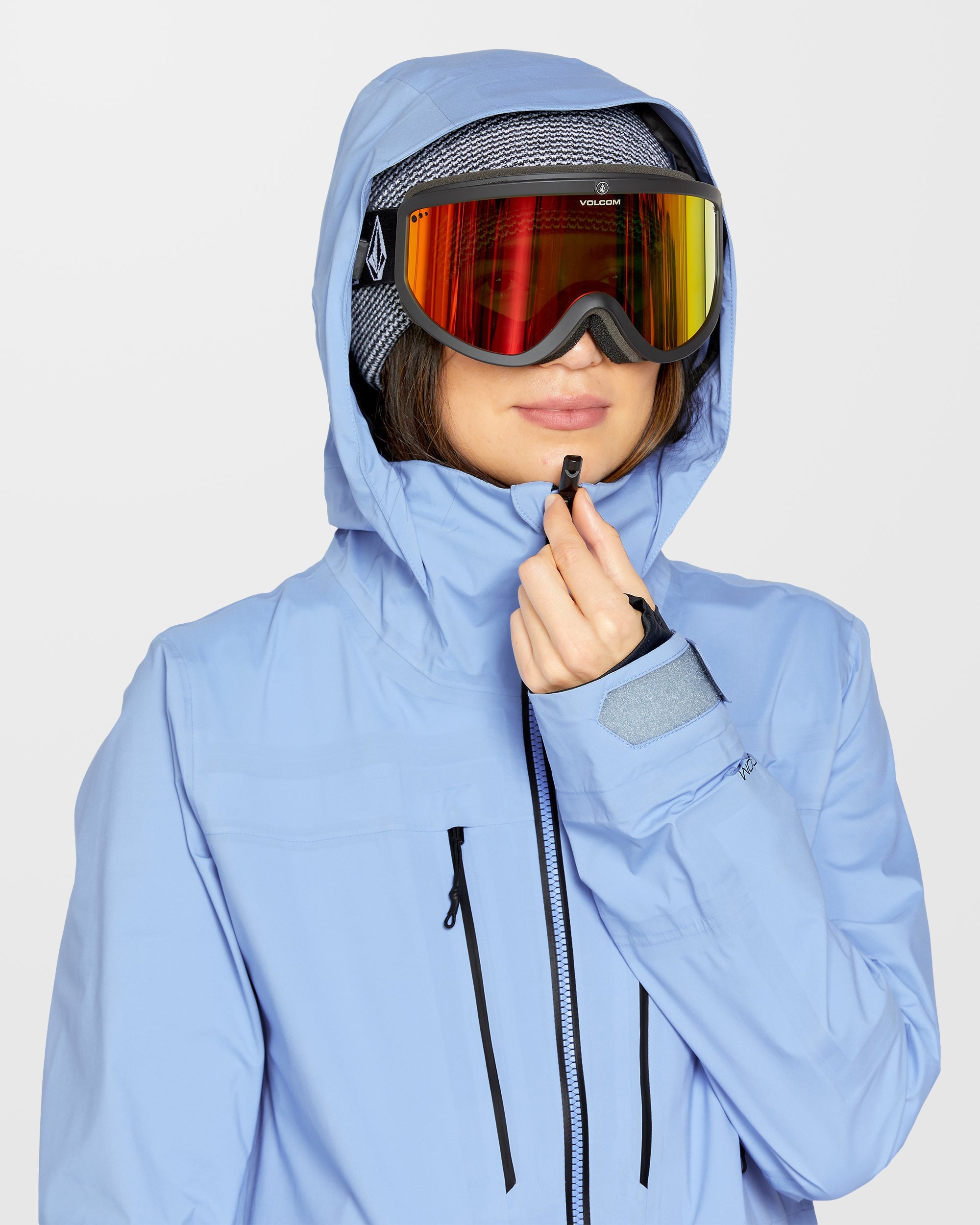 Vs 3L Stretch Gore-Tex Jacket - Crystal Blue - Women - Volcom UK