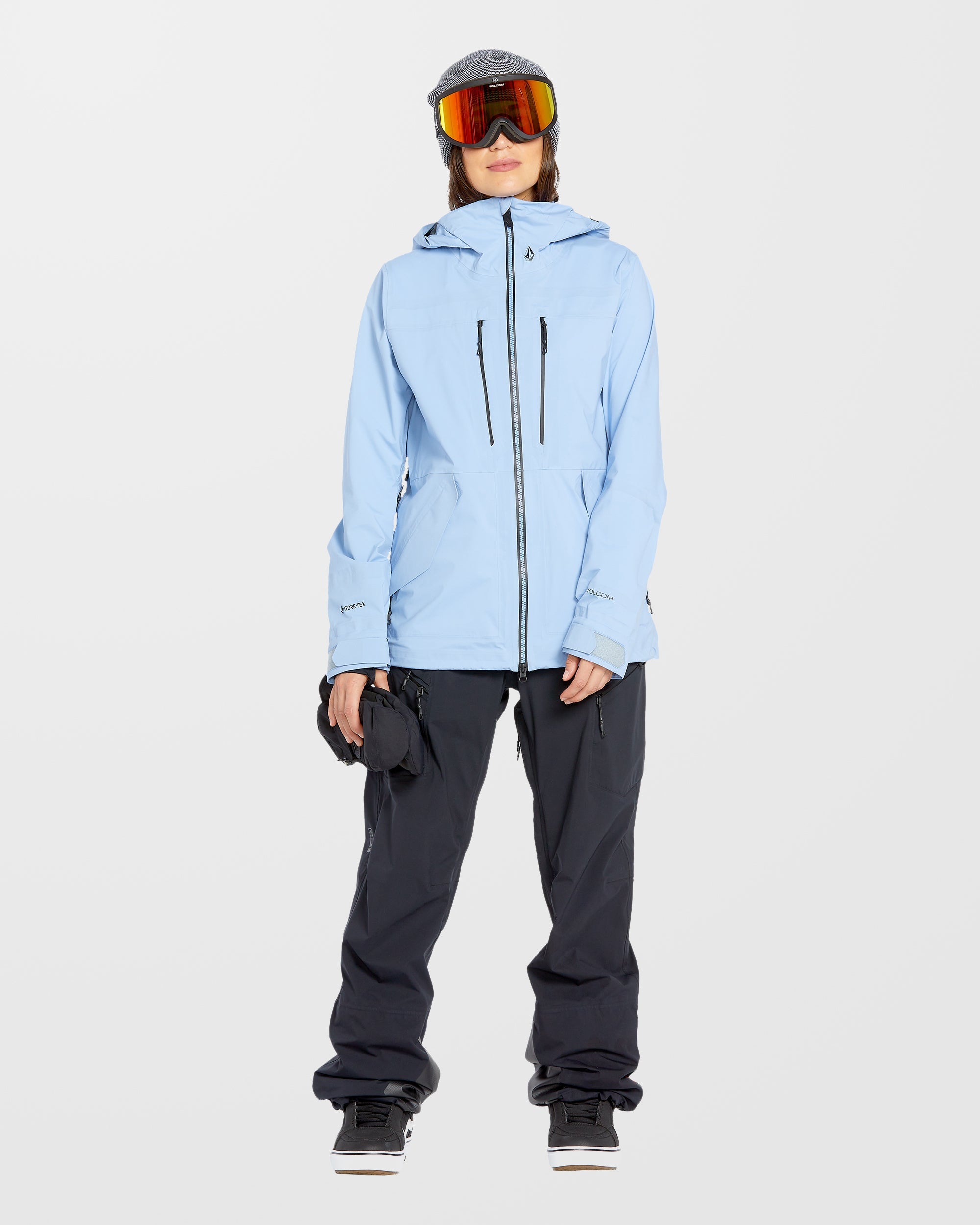 Vs 3L Stretch Gore-Tex Jacket - Crystal Blue - Women - Volcom UK