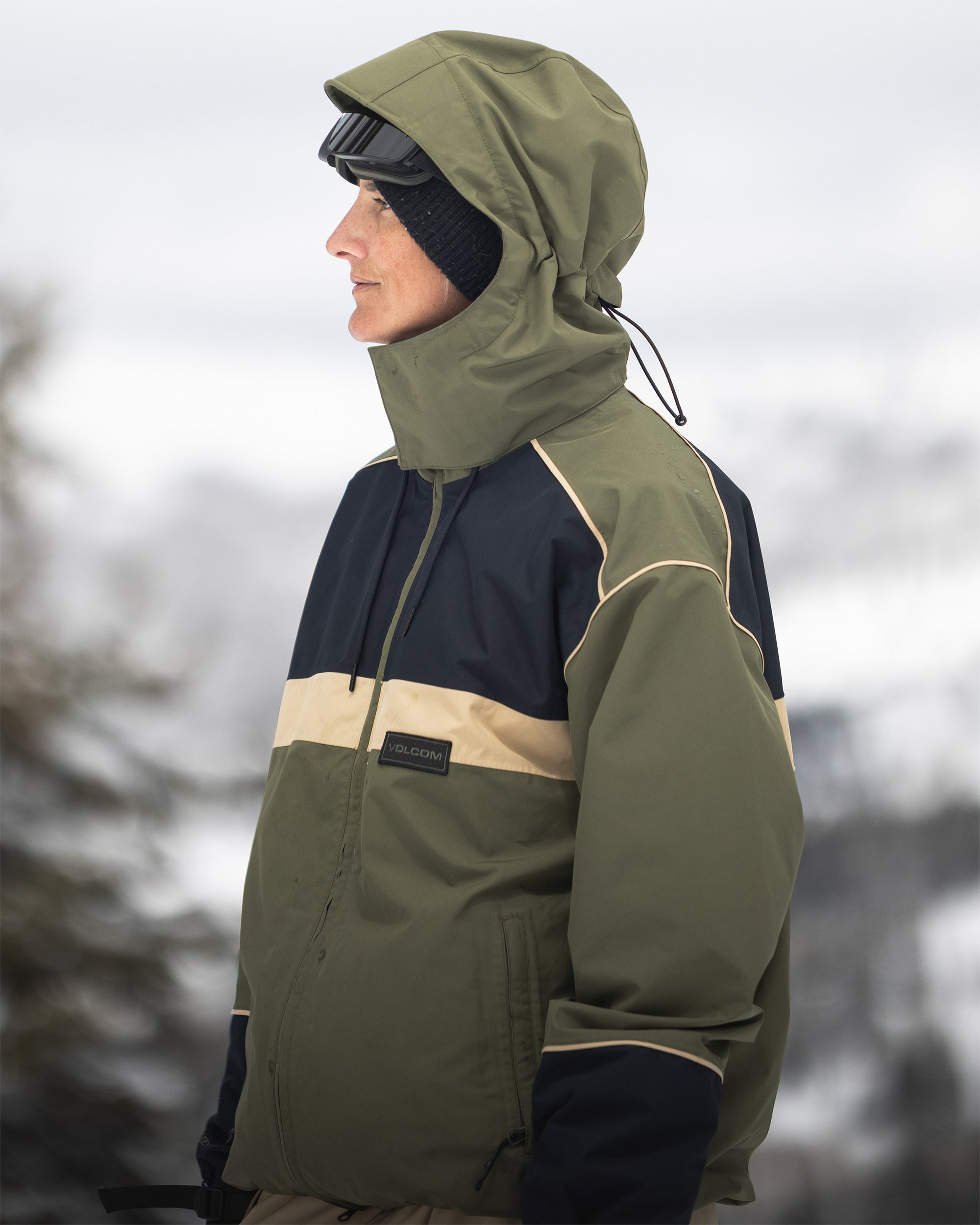 Dlm Gore-Tex Jacket - Ivy - Women - Volcom UK - 2 Years Warranty