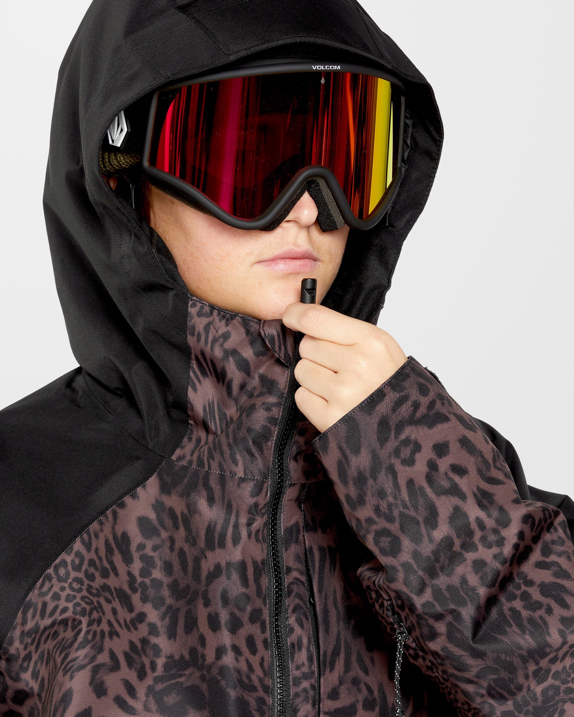 Revna 20K Shell Jacket - Leopard - Women - Volcom UK - 2 Years