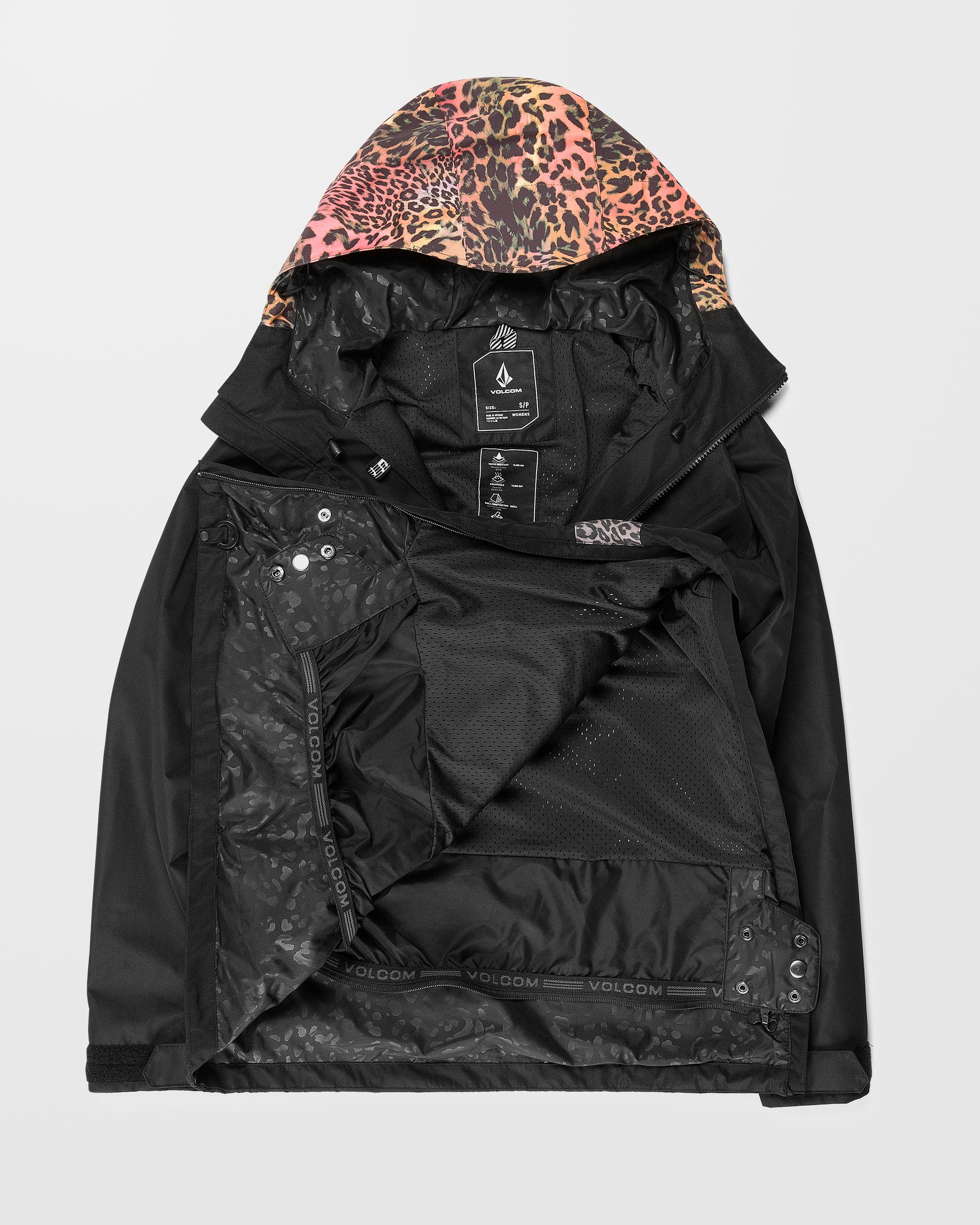 Ashfield Jacket - Black - Women - Volcom UK - 2 Years Warranty