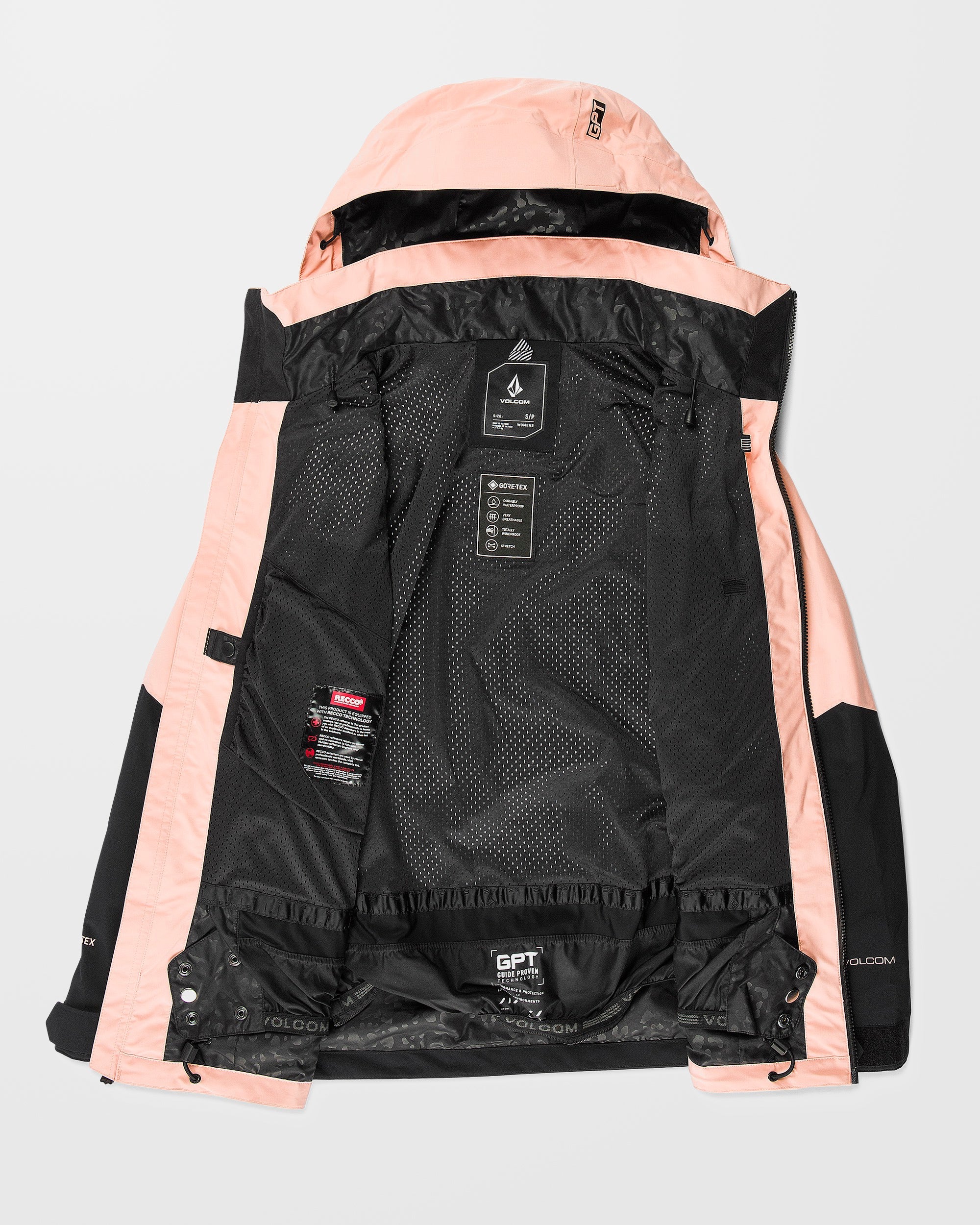 At Stretch Gore-Tex Jacket - Coral Haze - Women - Volcom UK - 2