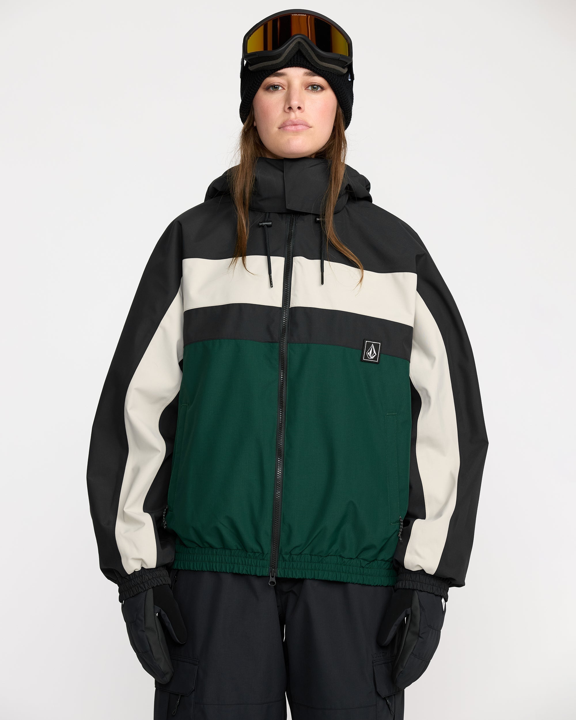【貴重】VOLCOM ウェア　上下セット　グリーン ブラック Dlm Jacket - Black Green - Volcom UK – Volcom United Kingdom