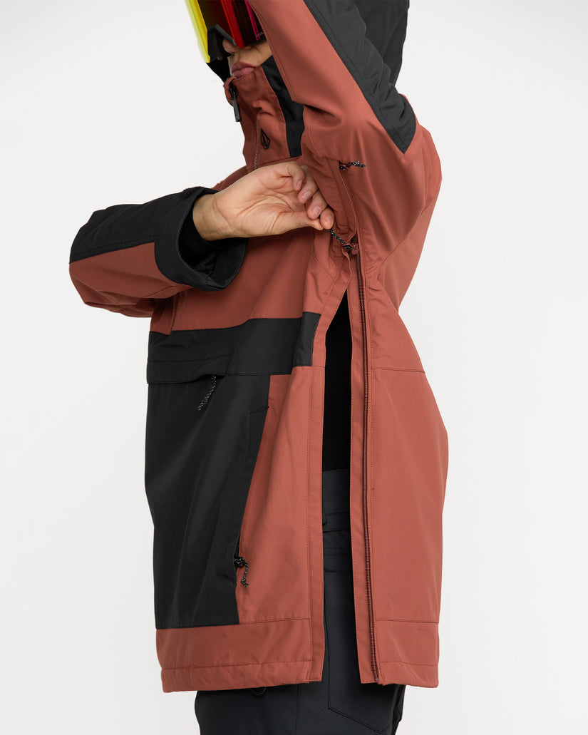 Harlan Pullover Jacket - Henna