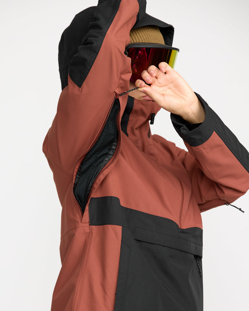 Harlan Pullover Jacket - Henna