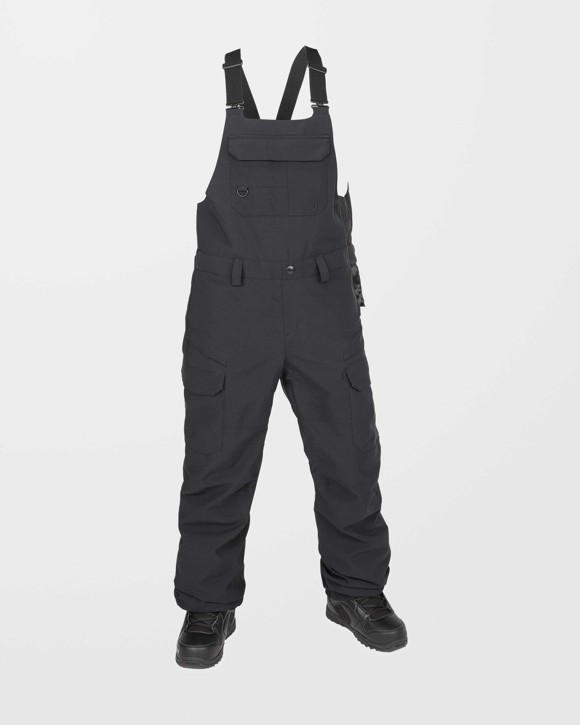 Creston 3D Stretch Bib Overall - Black - Women - Volcom UK - 2 Creston 3D Stretch Bib Overall - Black - Women - Volcom UK - 2