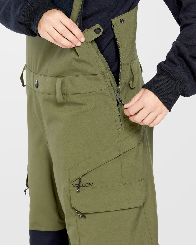 Creston 3D Stretch Bib Overall - Ivy