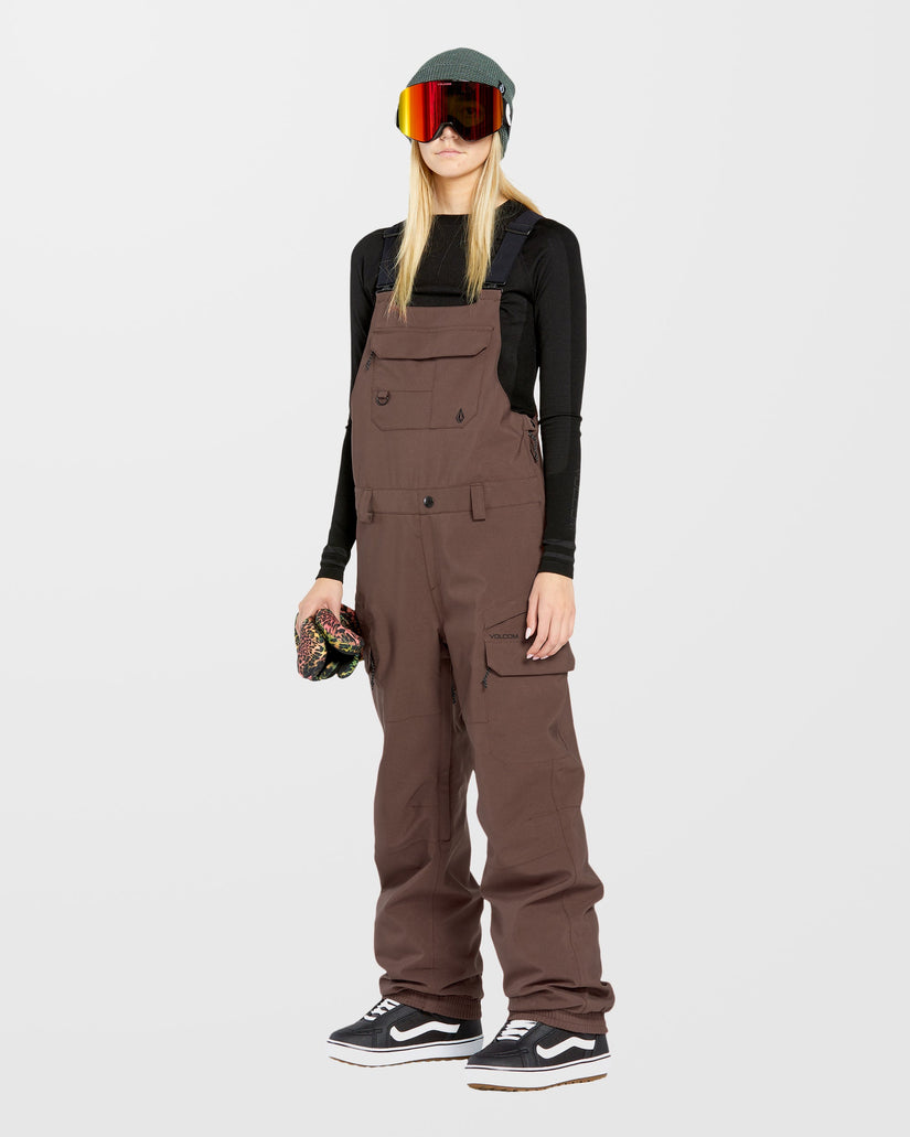 Creston 3D Stretch Bib Overall - Mahogany