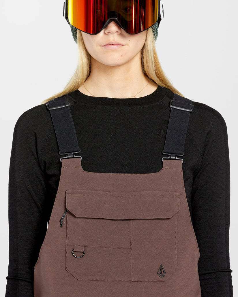 Creston 3D Stretch Bib Overall - Mahogany