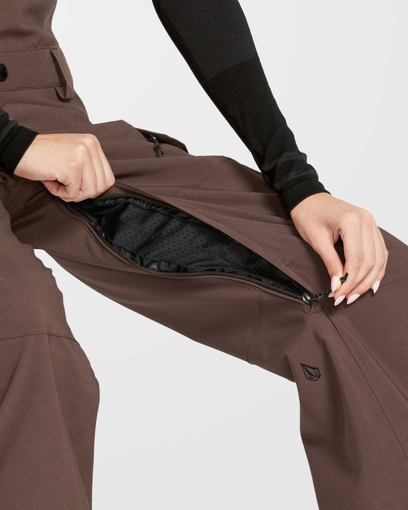 Creston 3D Stretch Bib Overall - Mahogany