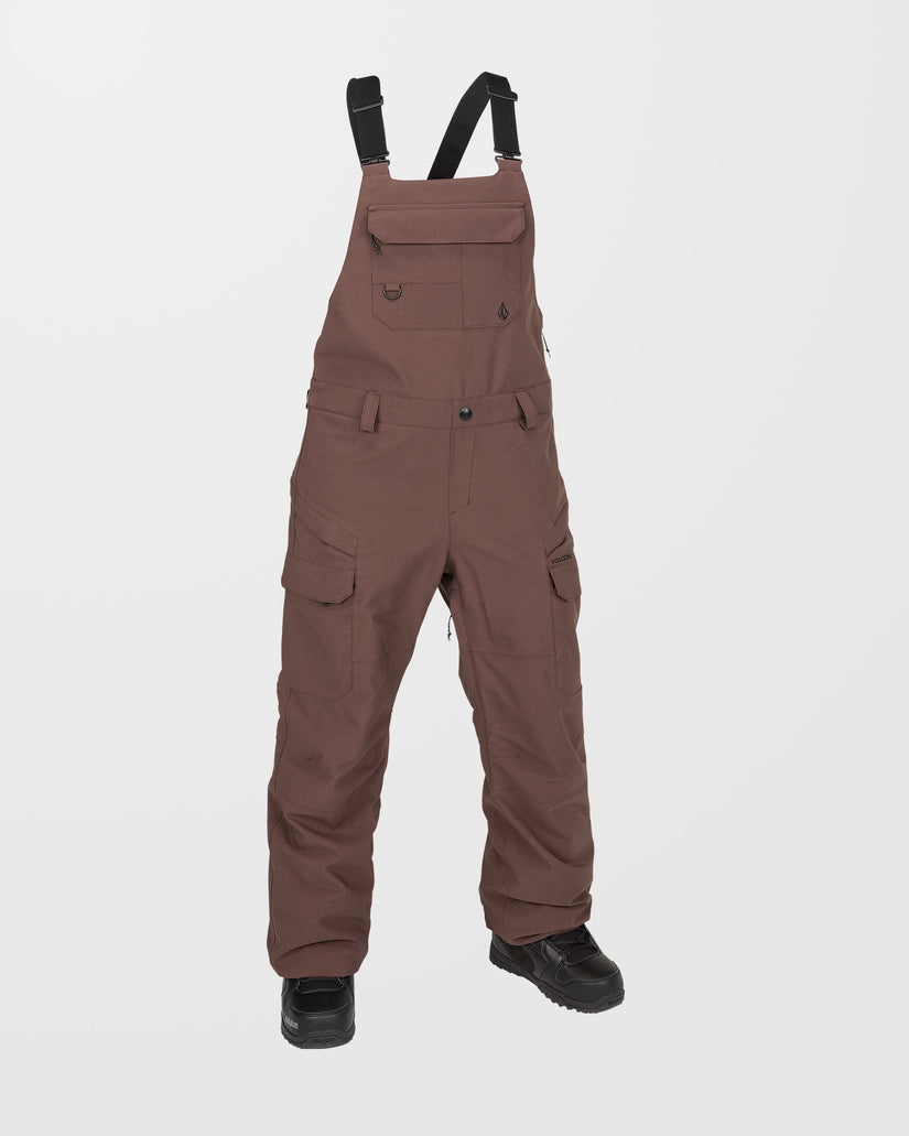Creston 3D Stretch Bib Overall - Mahogany