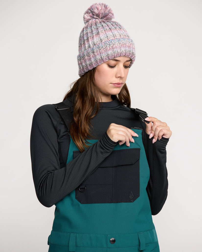 Creston 3D Stretch Bib Overall - Atlantic Deep