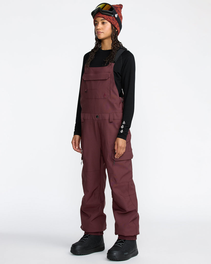 Creston 3D Stretch Bib Overall - Oxblood