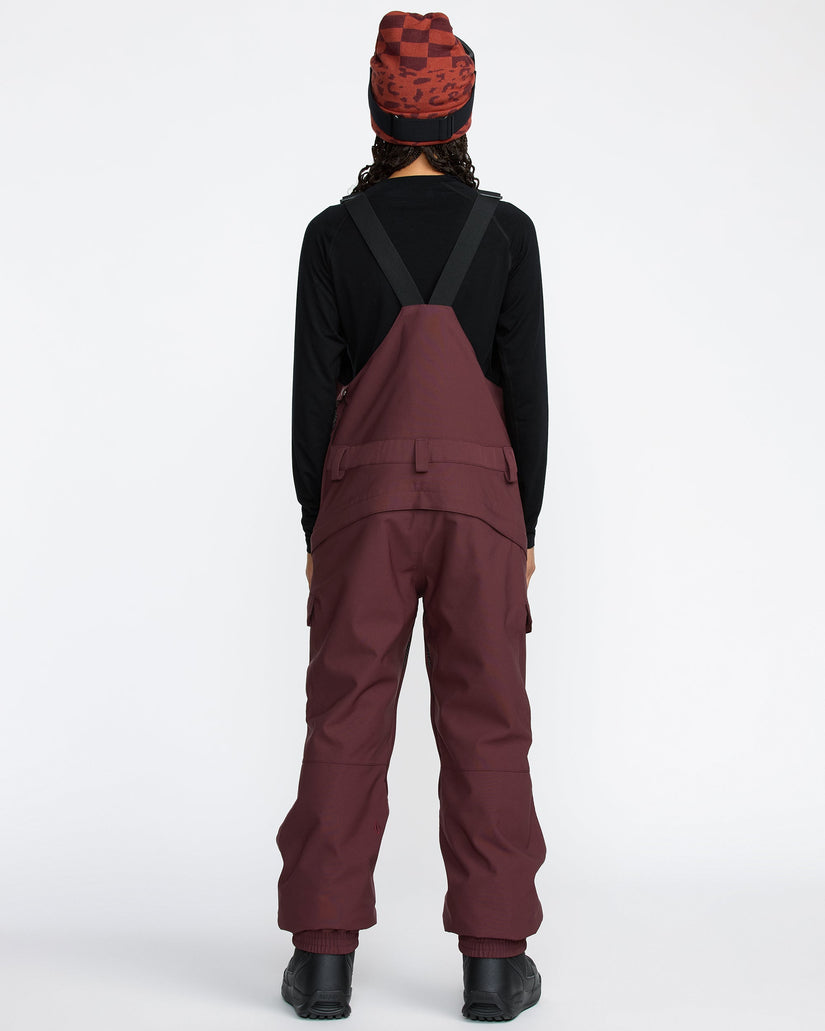 Creston 3D Stretch Bib Overall - Oxblood