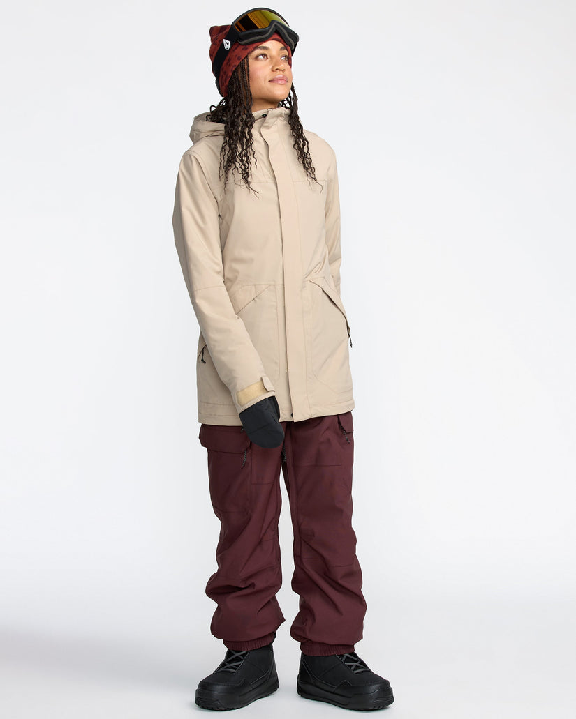 Creston 3D Stretch Bib Overall - Oxblood