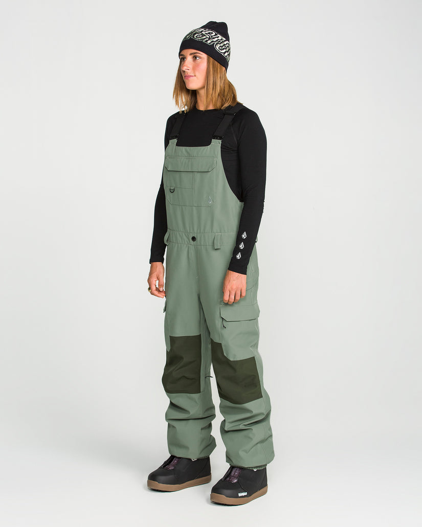 Creston 3D Stretch 15K Bib Overall - Light Green