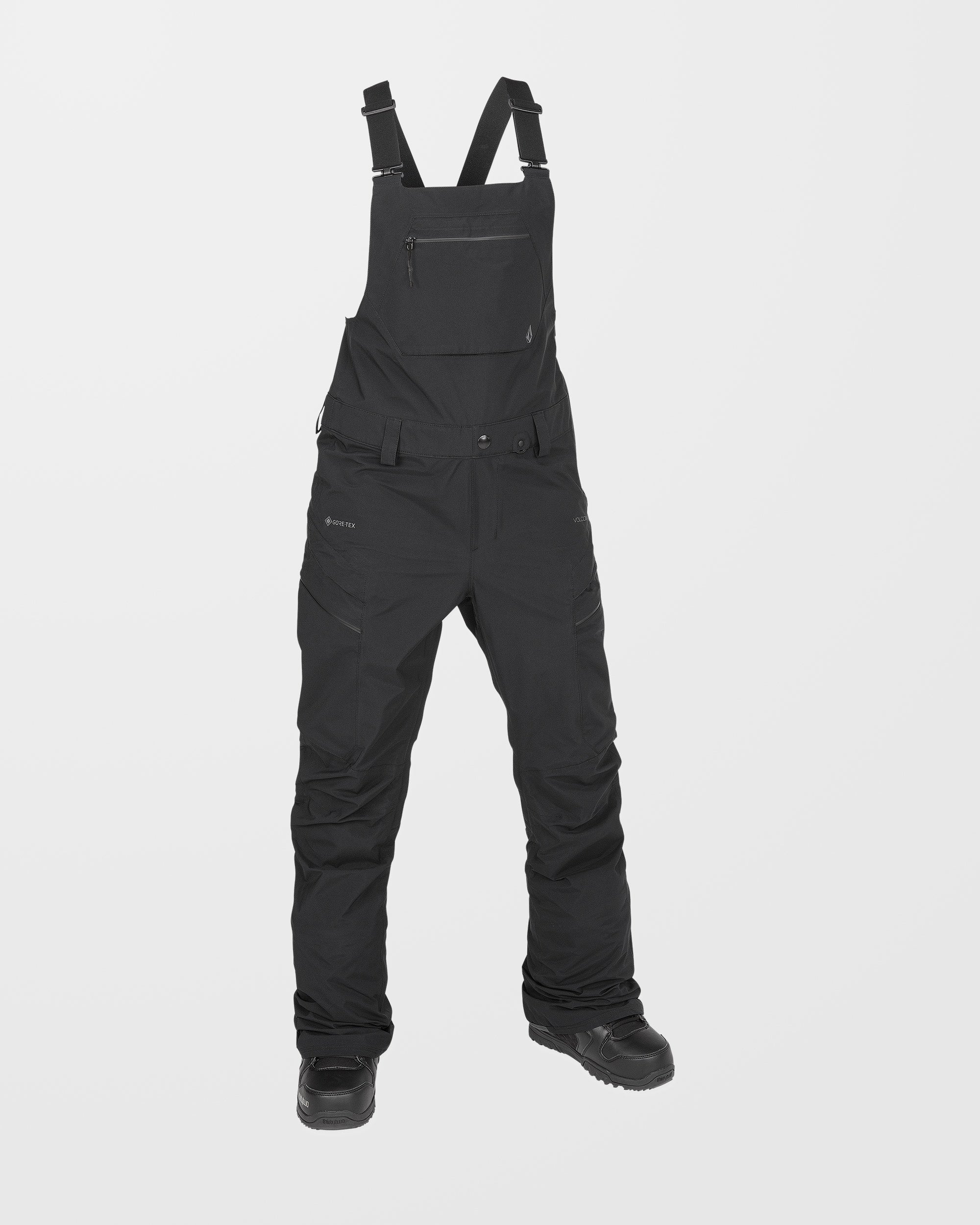ボルコム ウェア ELM STRETCH GORE BIB OVERALL Elm Stretch Gore-Tex Bib Overall - Black - Women - Volcom UK - 2