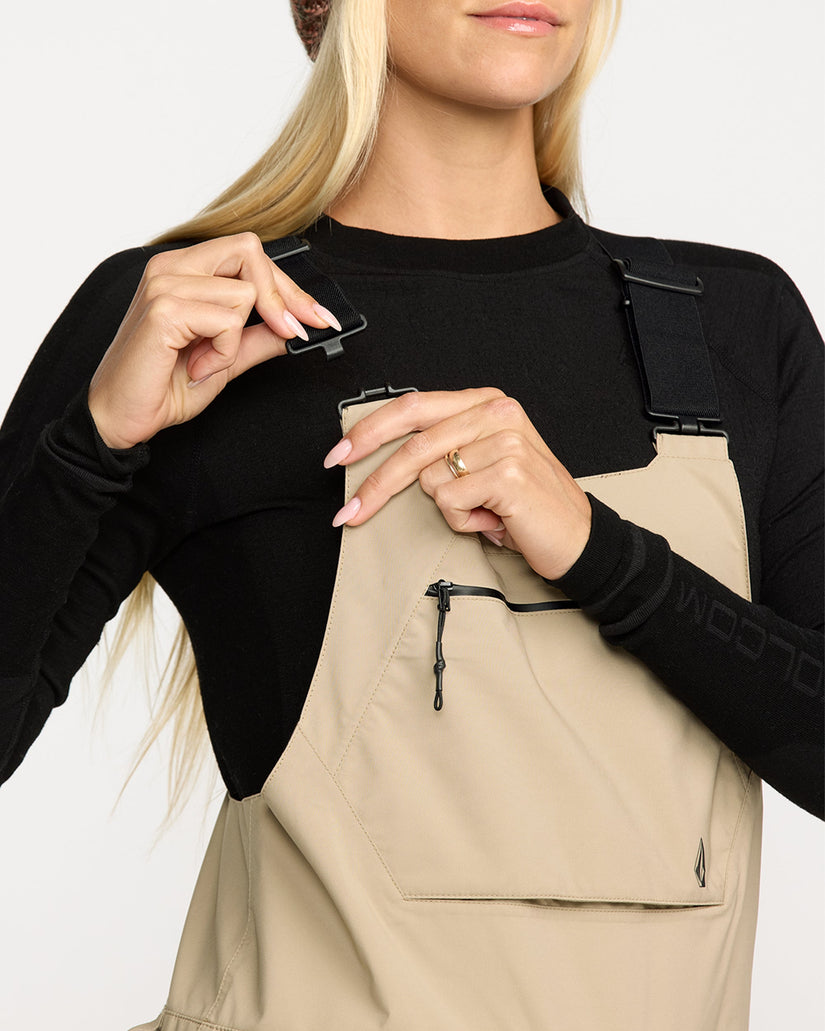 Ash Stretch Gore-Tex Bib Overall - Oatmeal