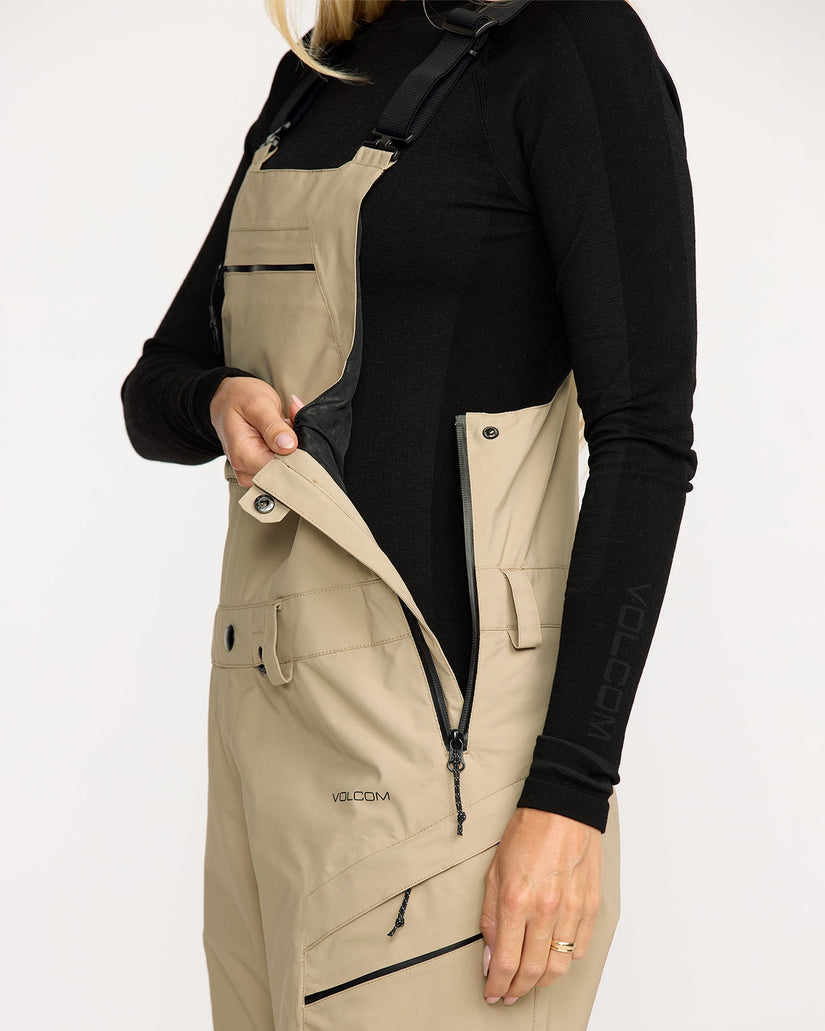 Ash Stretch Gore-Tex Bib Overall - Oatmeal